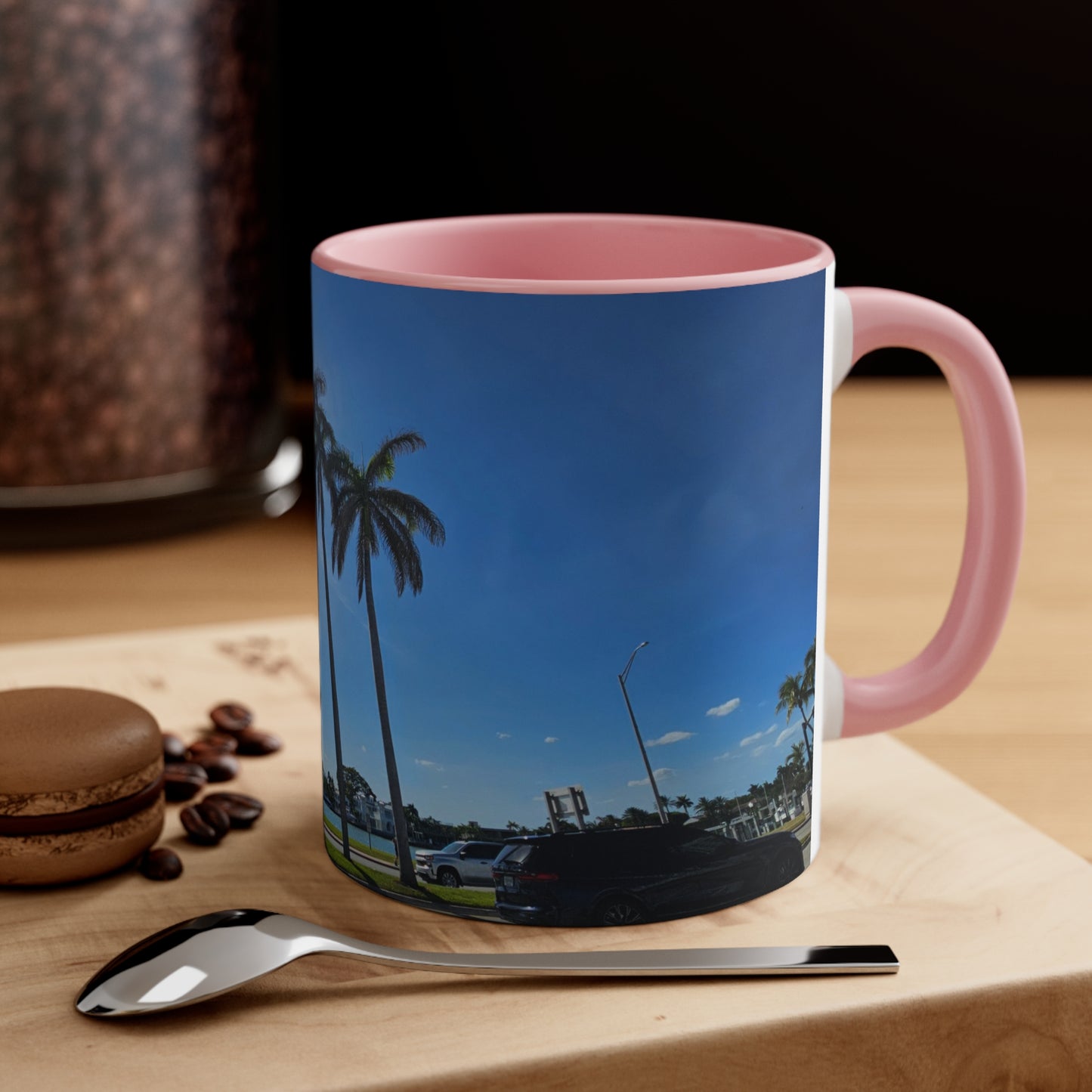 Palm Trees Accent Coffee Mug, 11oz