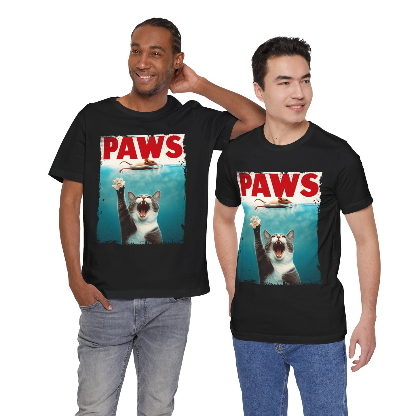 Paws Capture Beneath the Surface Unisex Jersey Short Sleeve Tee