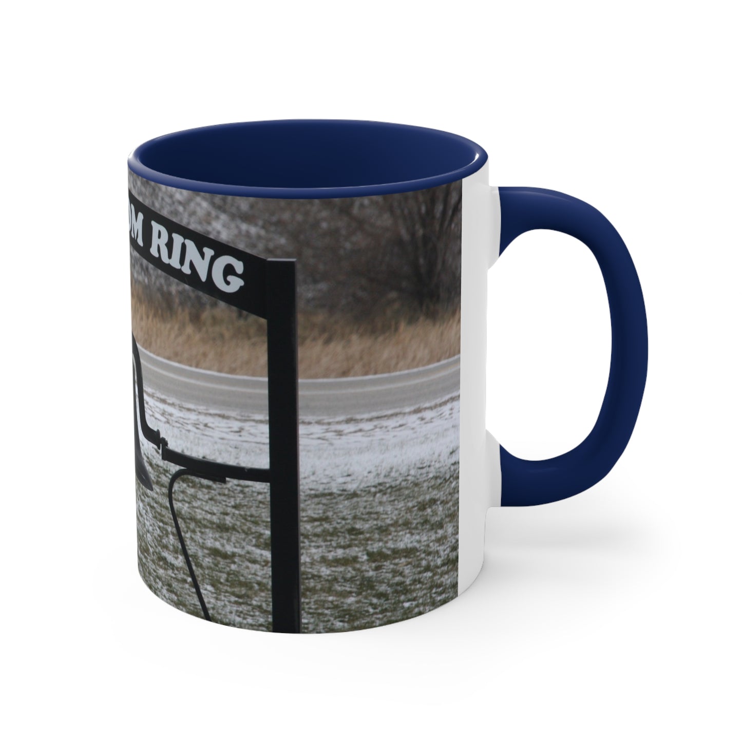 Let Freedom Ring Accent Coffee Mug, 11oz