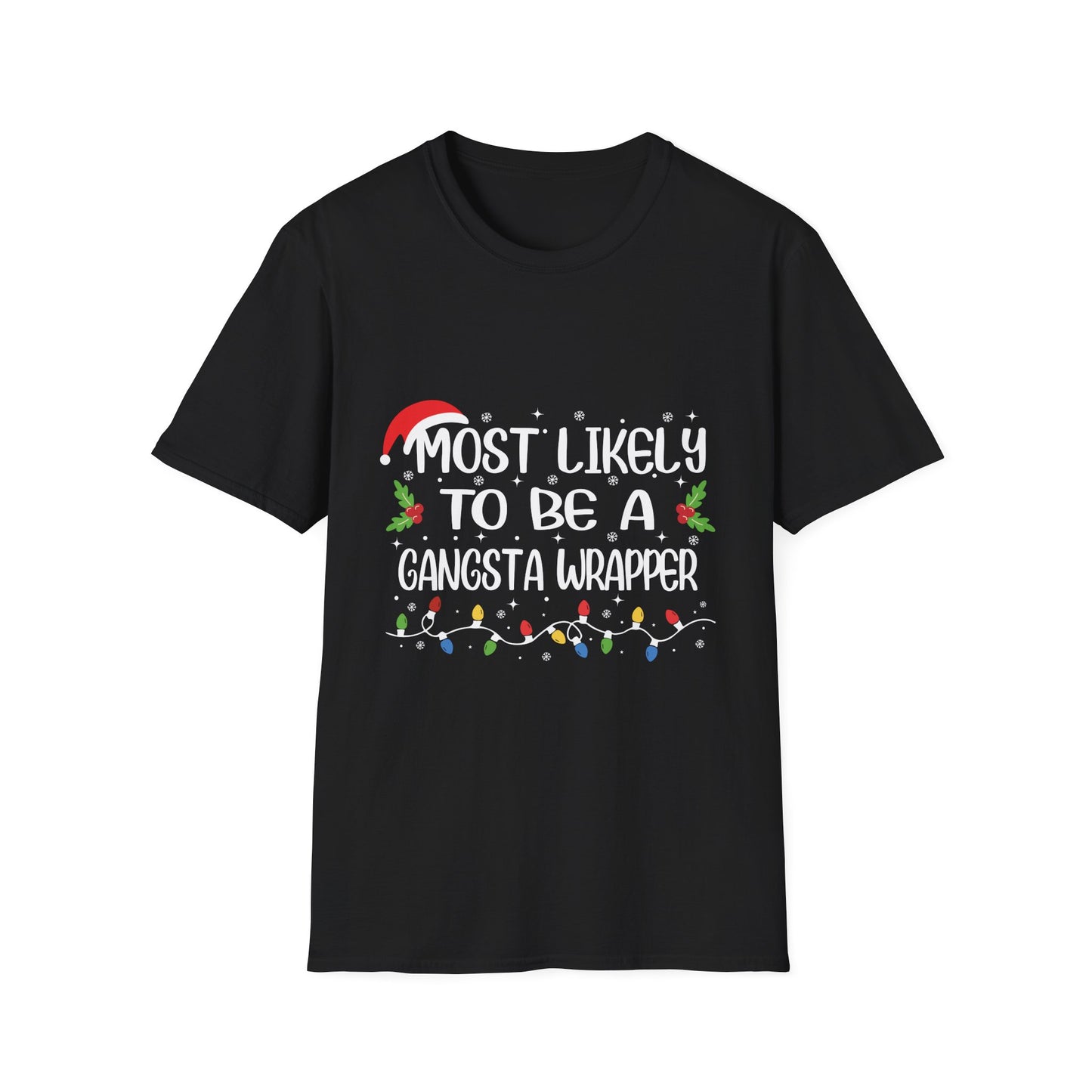 Funny Unisex Gangsta Wrapper Softstyle T-Shirt