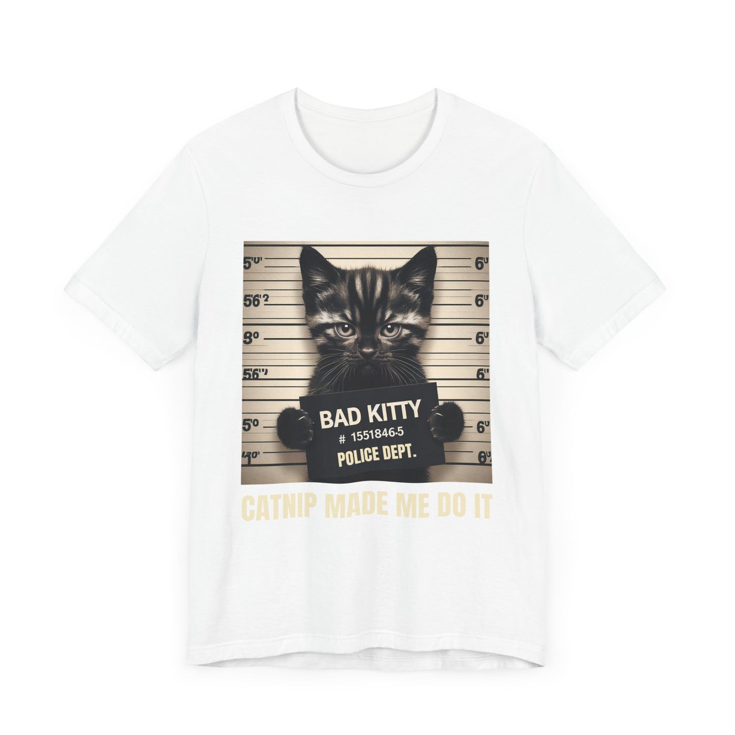 Catnip Made Me Do It Unisex Jersey Short Sleeve Tee