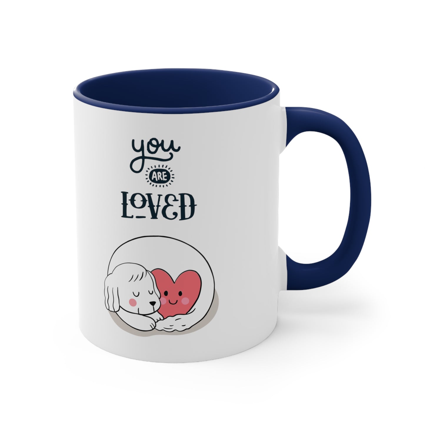 You are Loved Accent Coffee Mug, 11oz
