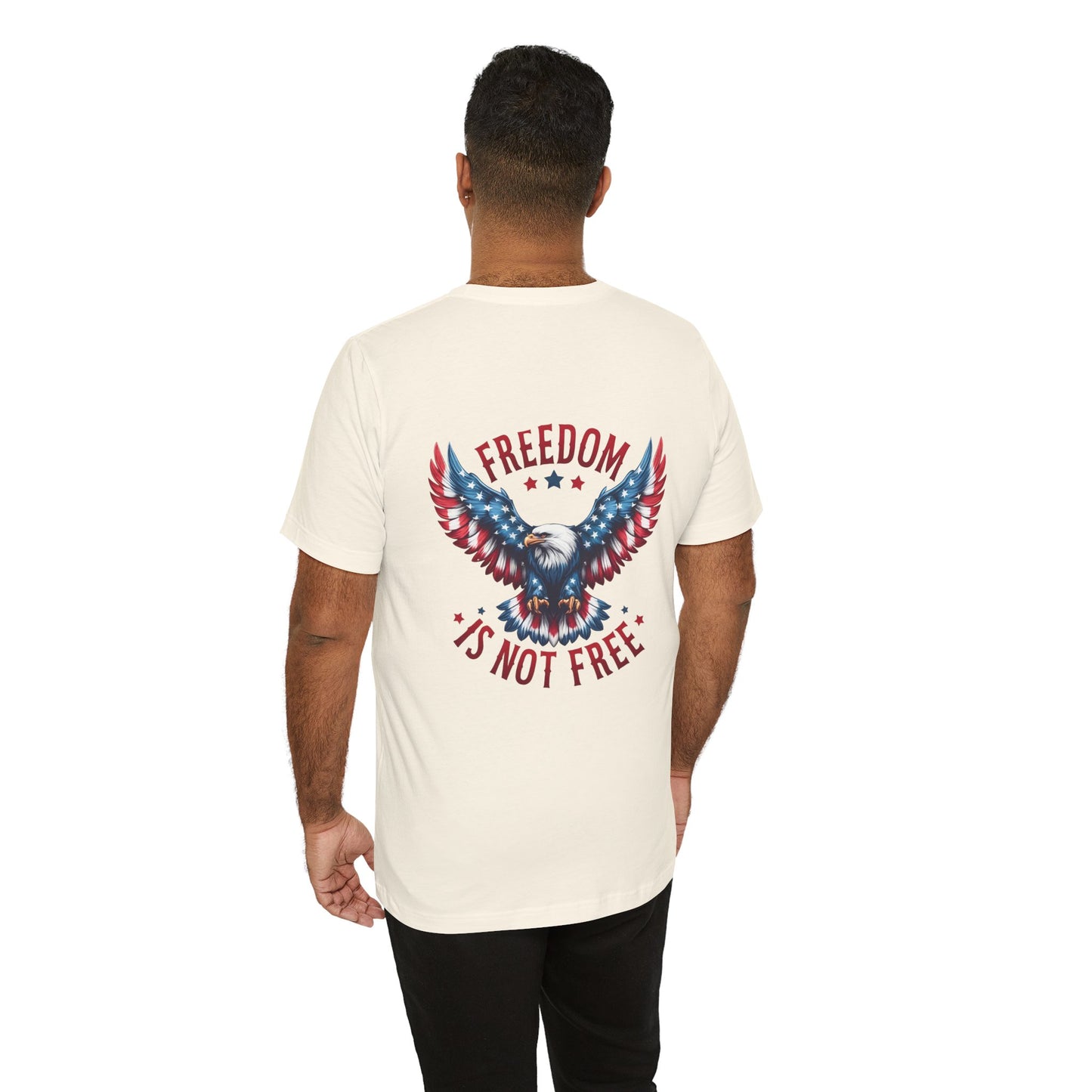 Freedom Is Not Free trump 2024 Unisex Jersey Short Sleeve Tee