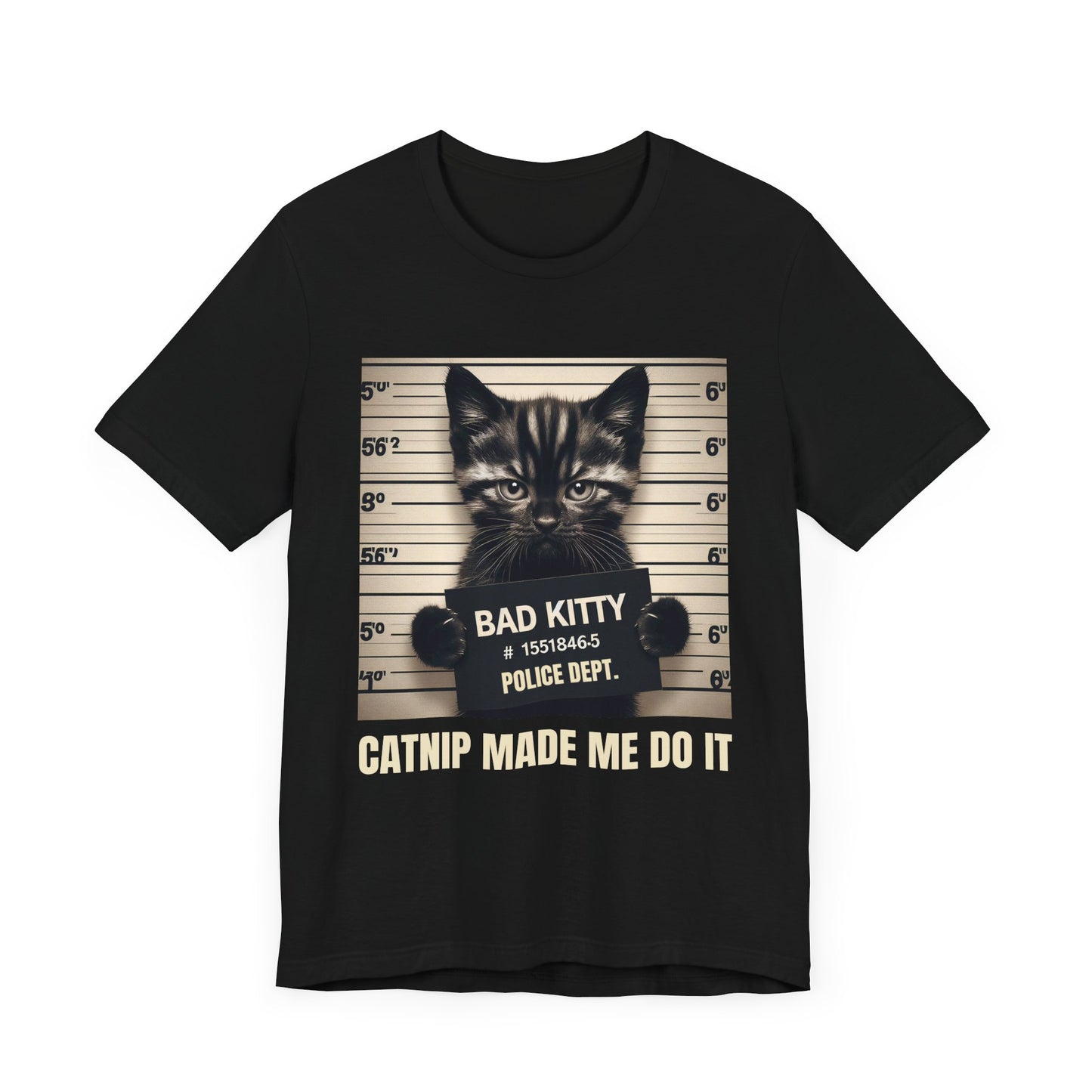 Catnip Made Me Do It Unisex Jersey Short Sleeve Tee
