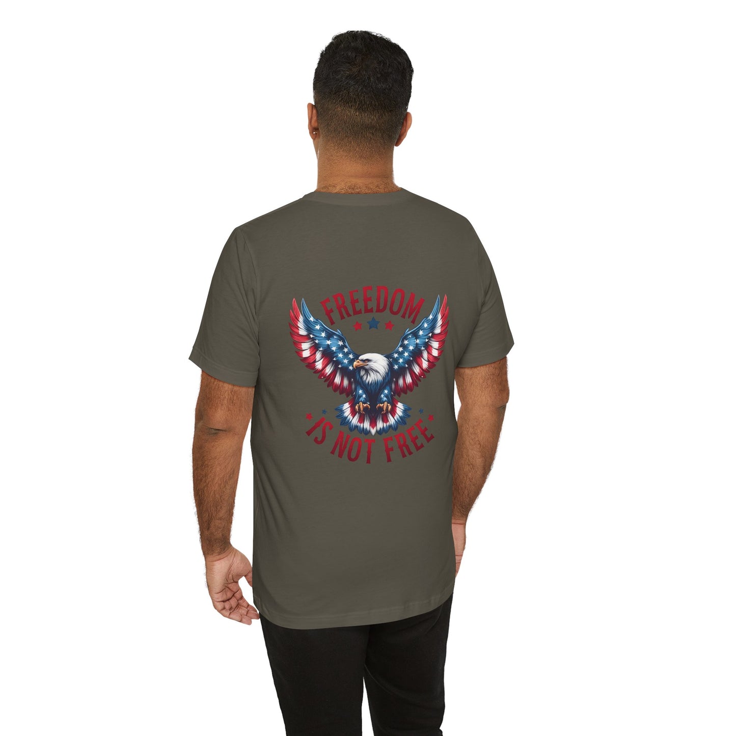 Freedom Is Not Free trump 2024 Unisex Jersey Short Sleeve Tee