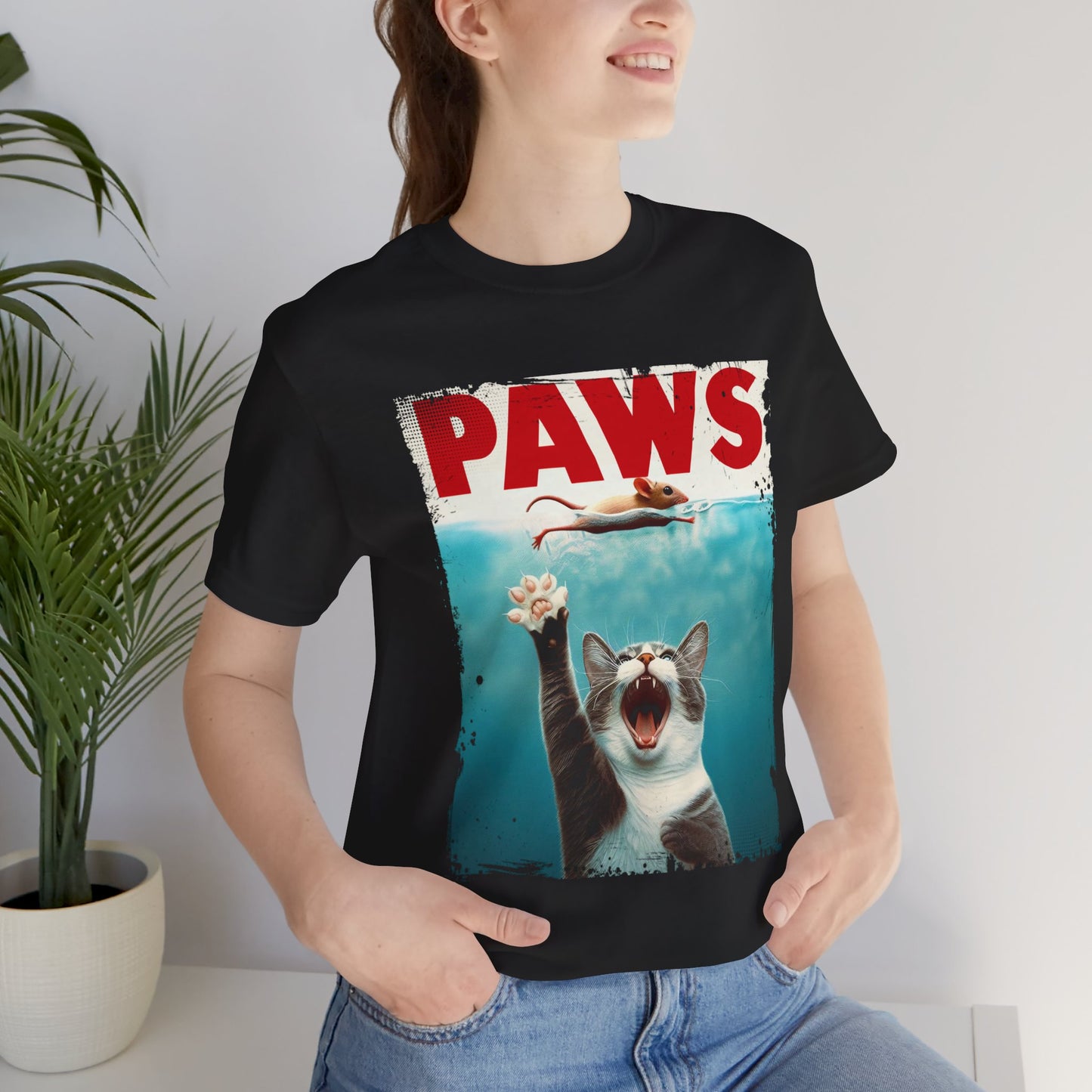 Paws Capture Beneath the Surface Unisex Jersey Short Sleeve Tee
