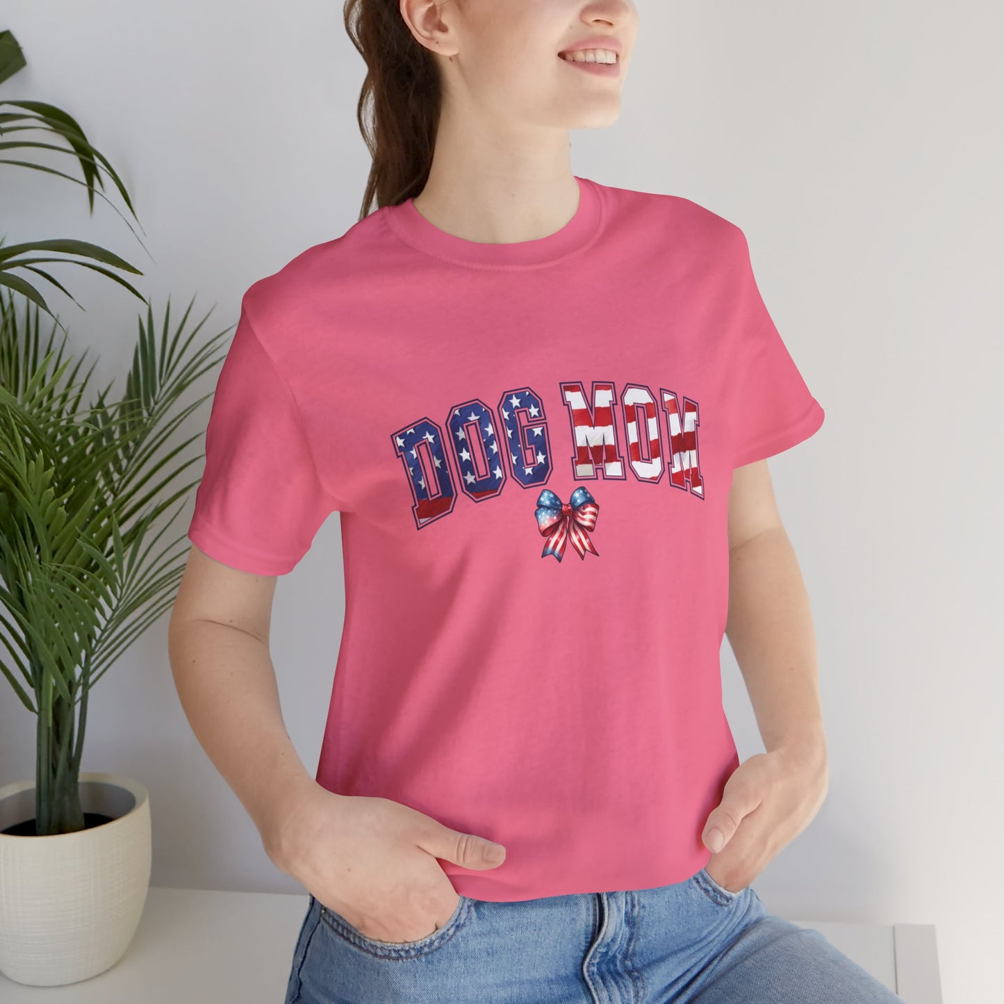Womans Unisex Dog Mon Jersey Short Sleeve Tee