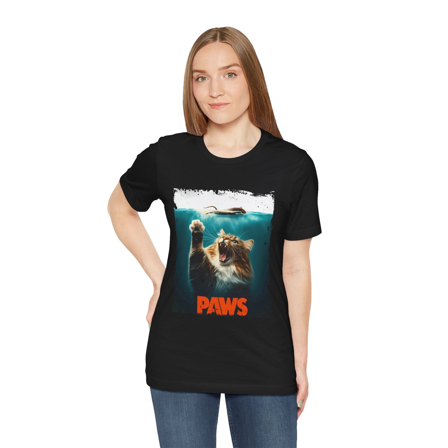 Paws 2 Attack of the Fluff Unisex Jersey Short Sleeve Tee