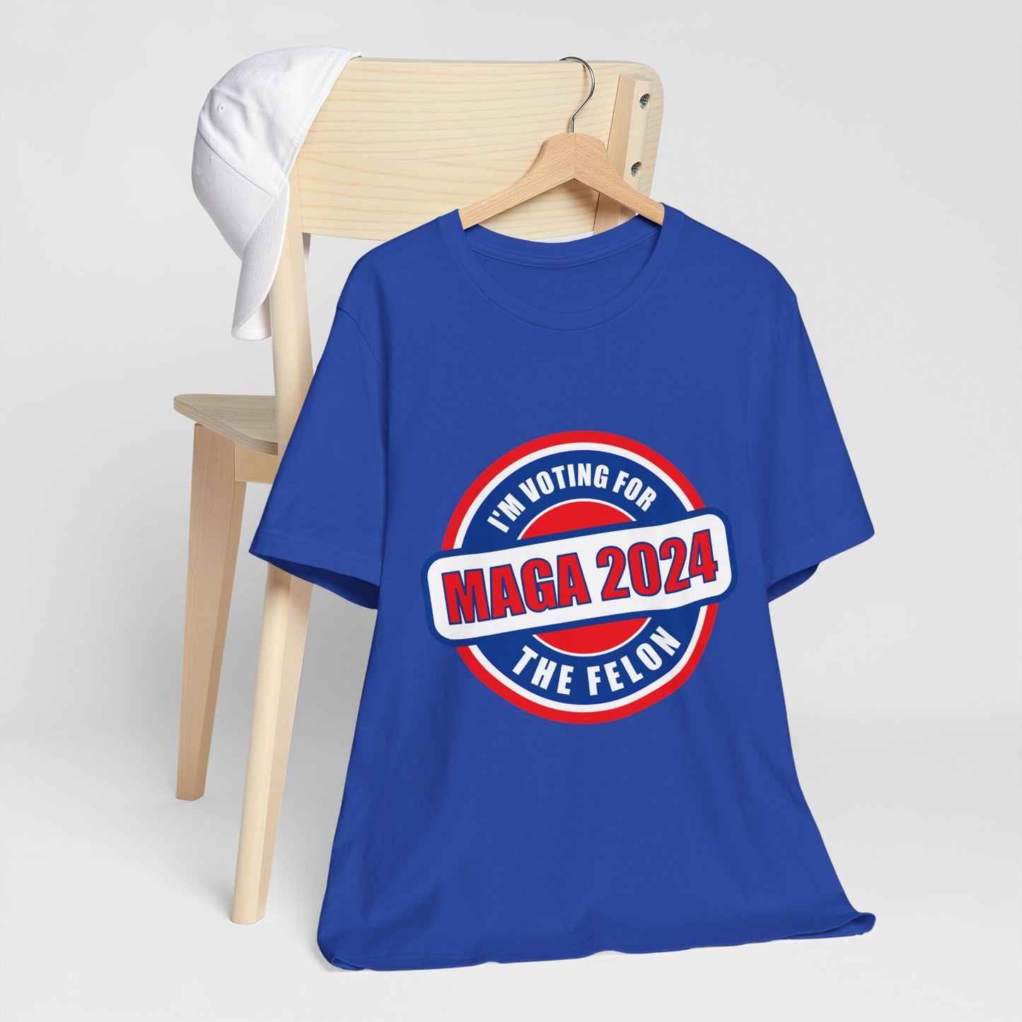 I'm Voting for the Felon Mega 2024 Unisex Jersey Short Sleeve Tee