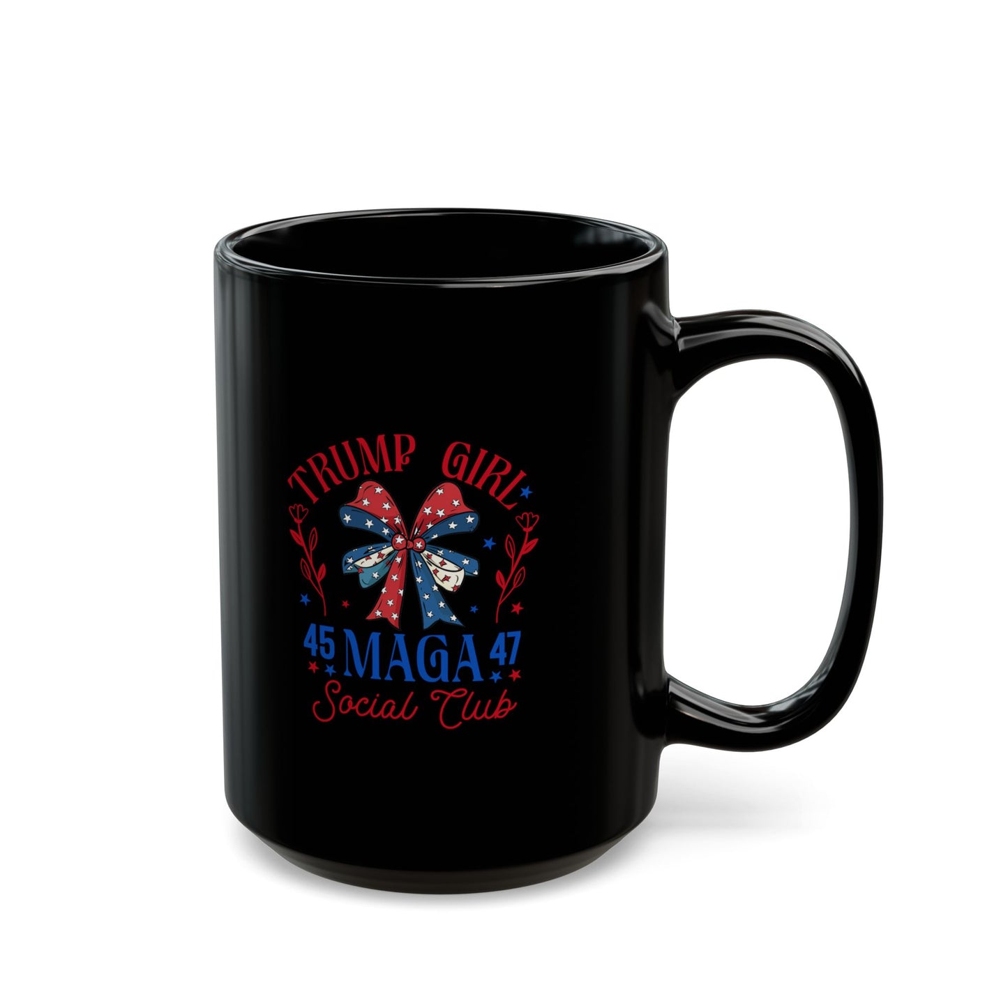 Trump Girl Mega Black Mug (11oz, 15oz)
