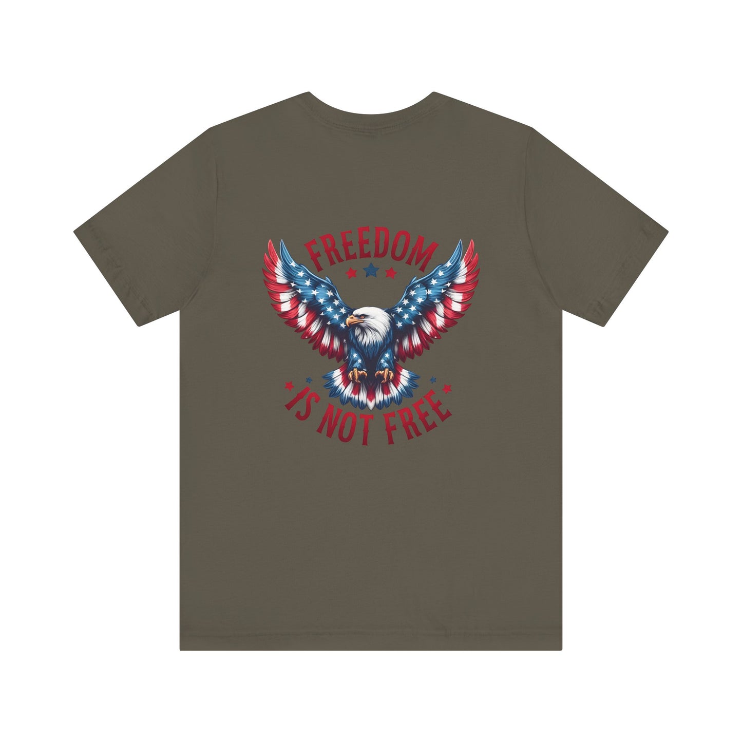 Freedom Is Not Free trump 2024 Unisex Jersey Short Sleeve Tee