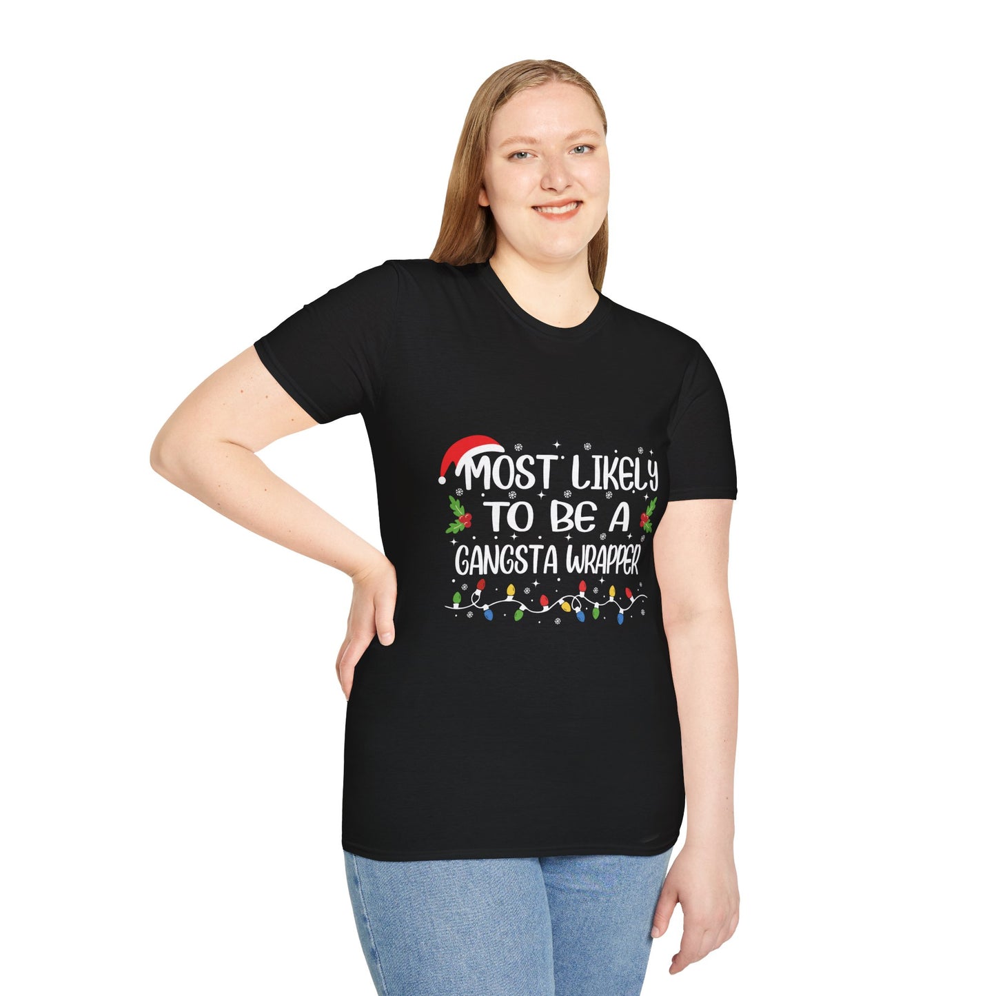 Funny Unisex Gangsta Wrapper Softstyle T-Shirt