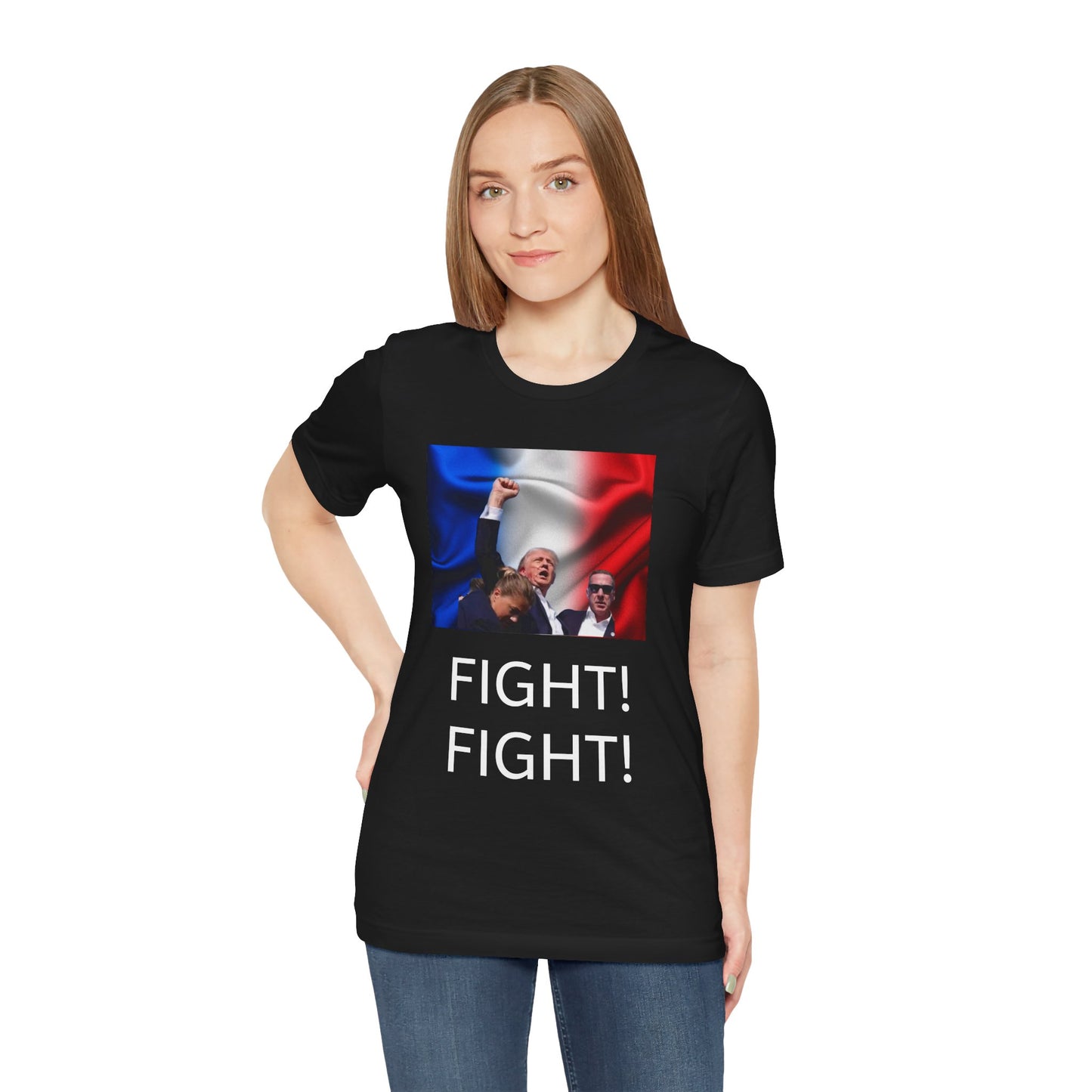 TRUMP Fight Unisex Jersey Short Sleeve Tee