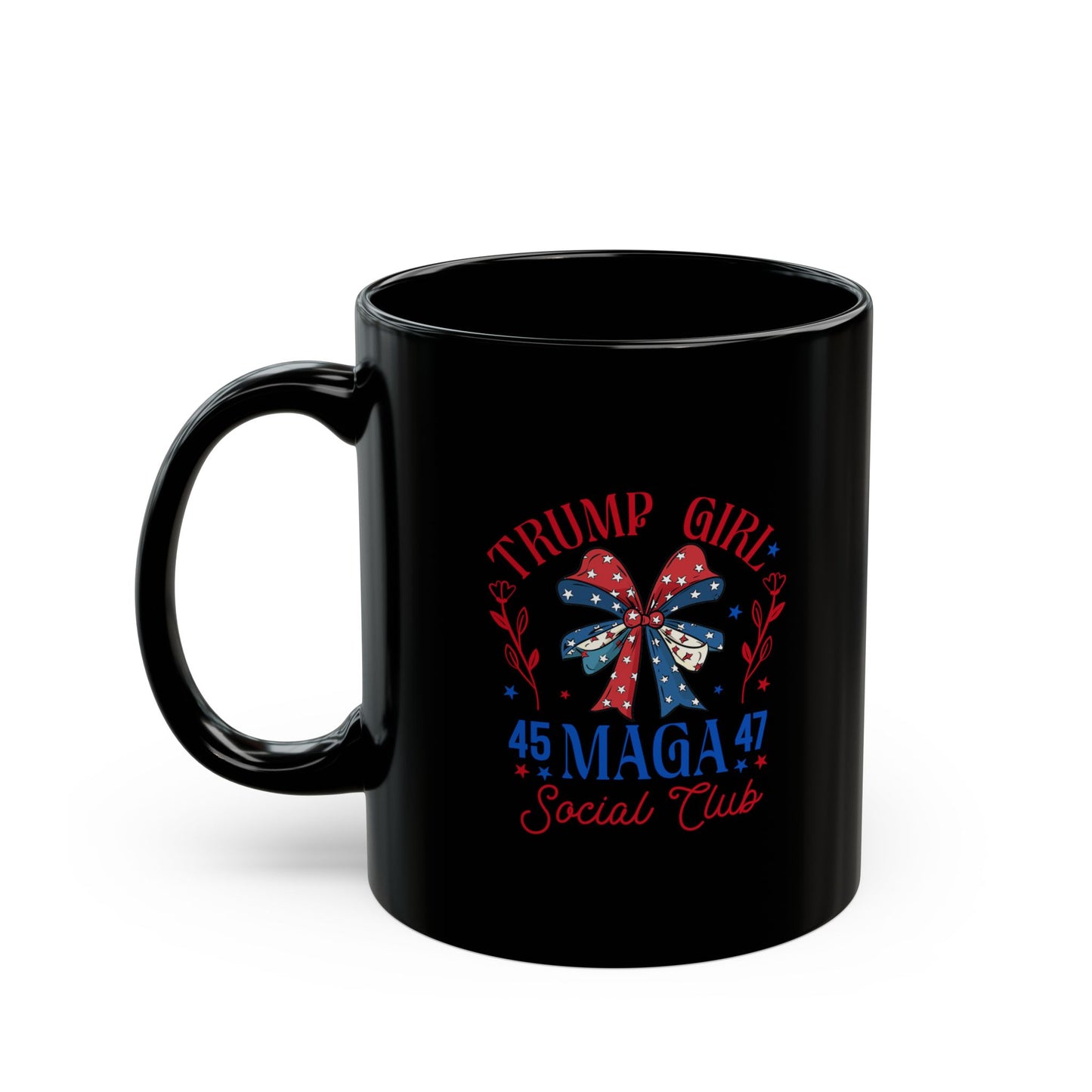 Trump Girl Mega Black Mug (11oz, 15oz)