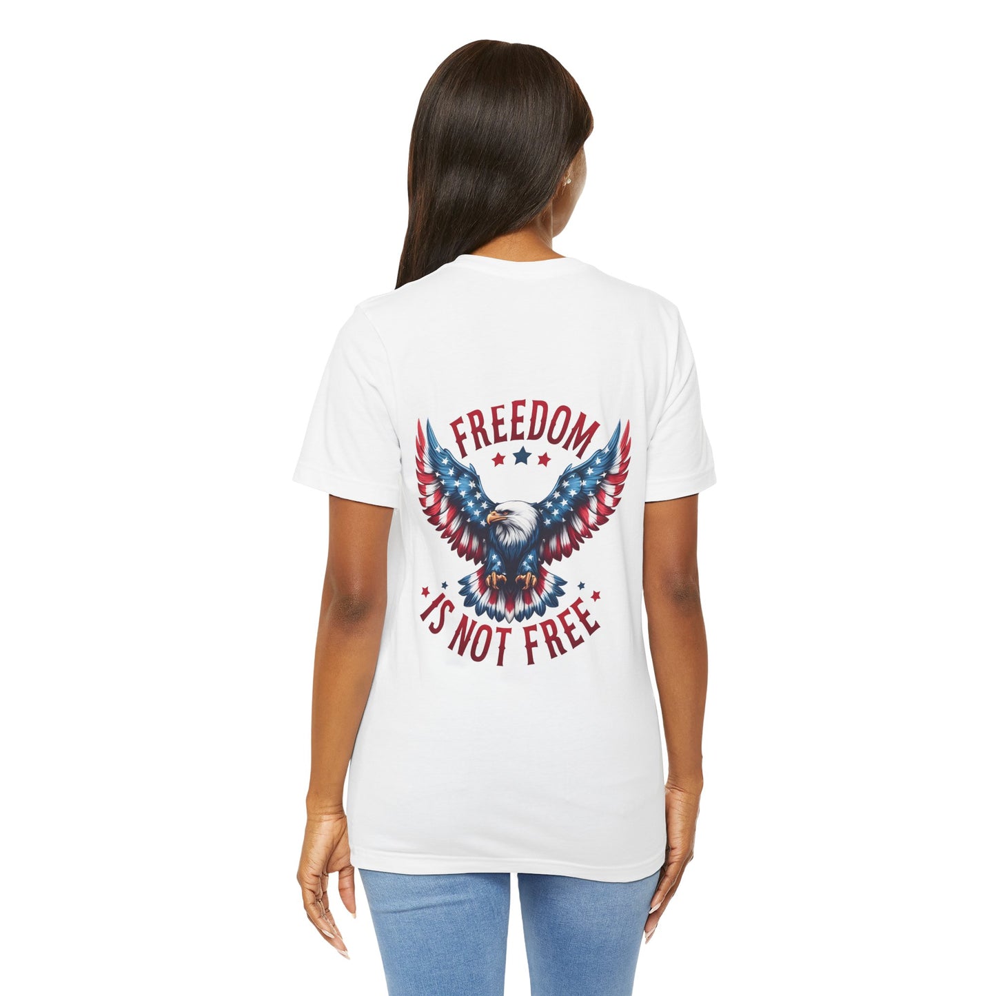 Freedom Is Not Free trump 2024 Unisex Jersey Short Sleeve Tee