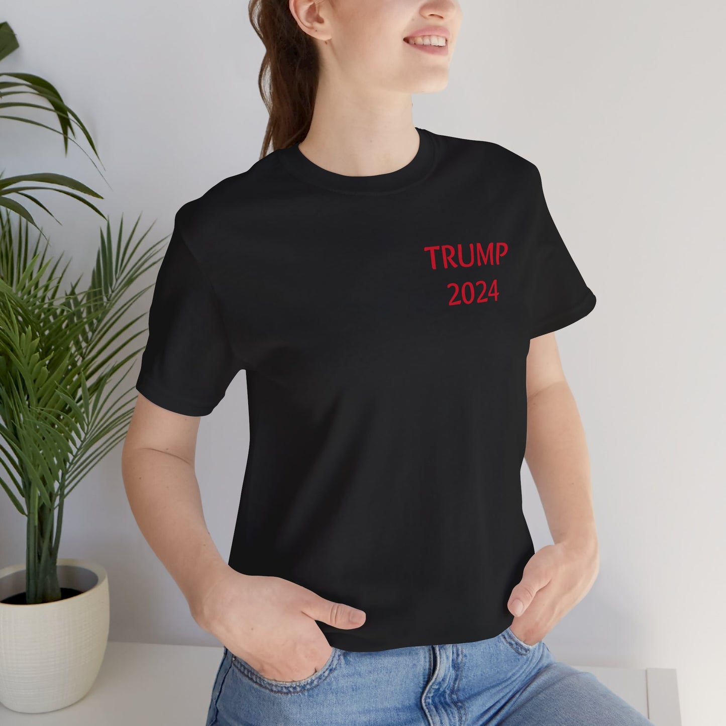Freedom Is Not Free trump 2024 Unisex Jersey Short Sleeve Tee