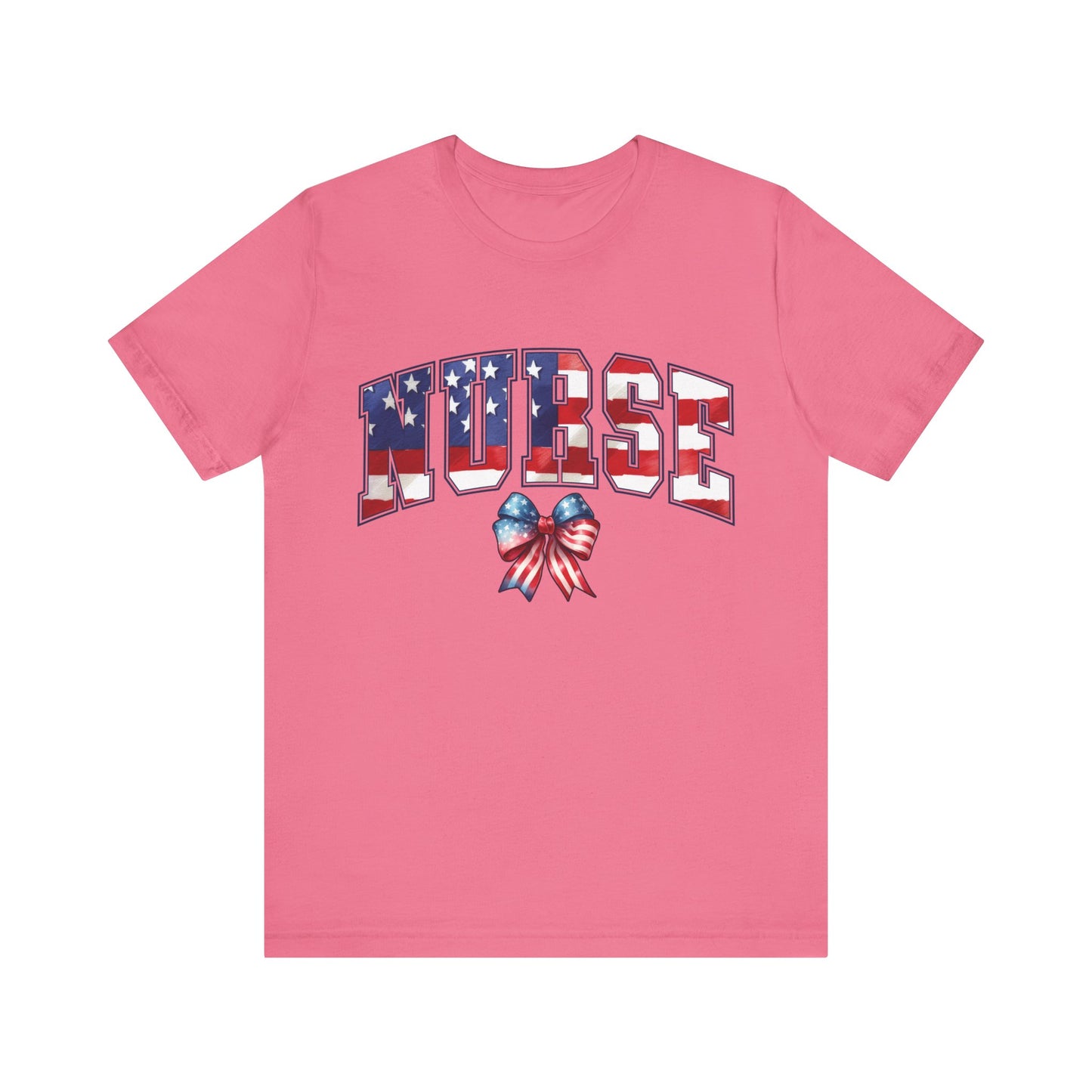 Patriotic Nurse Unisex Jersey Short Sleeve Tee
