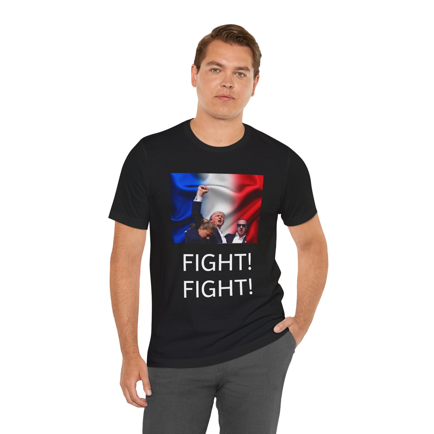 TRUMP Fight Unisex Jersey Short Sleeve Tee