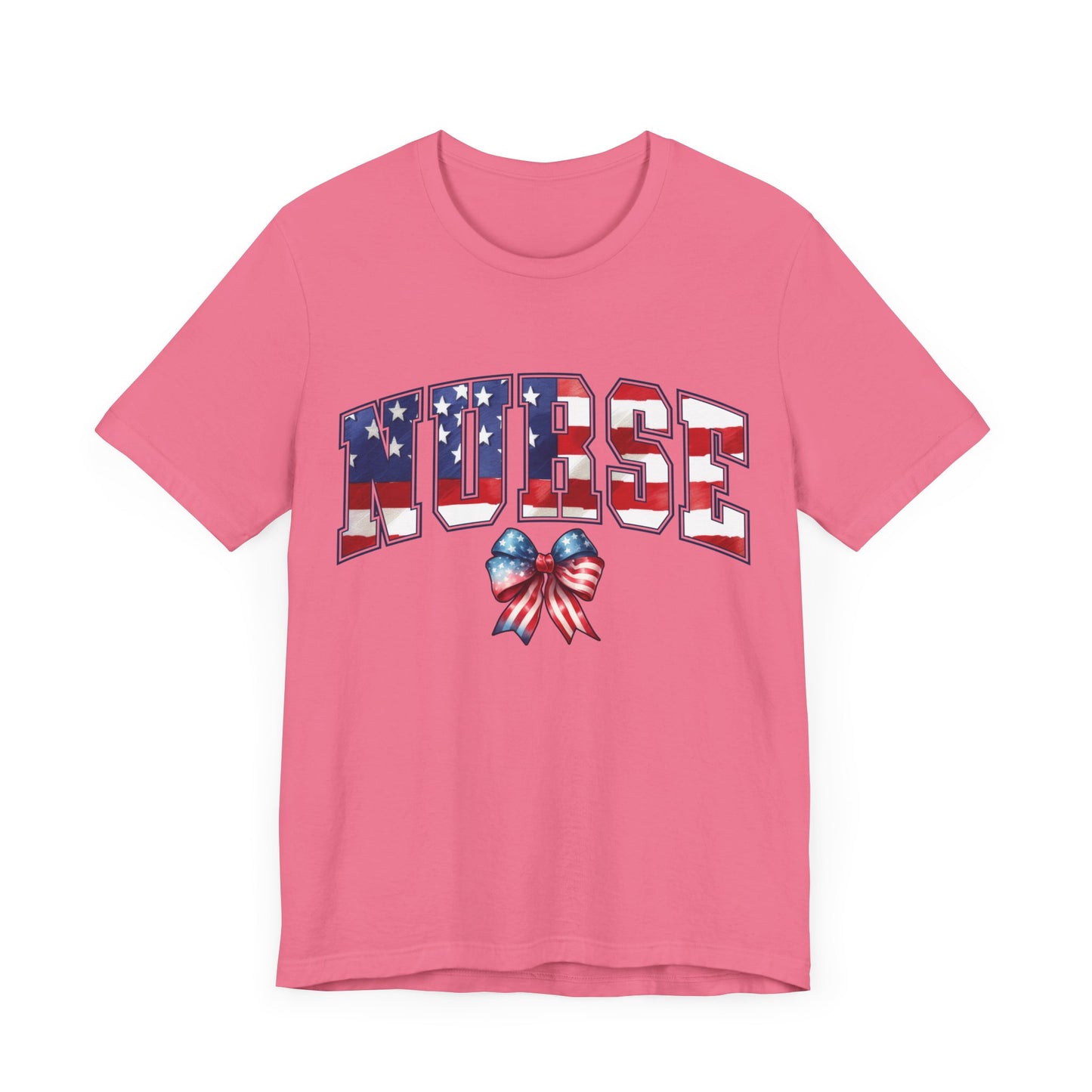 Patriotic Nurse Unisex Jersey Short Sleeve Tee