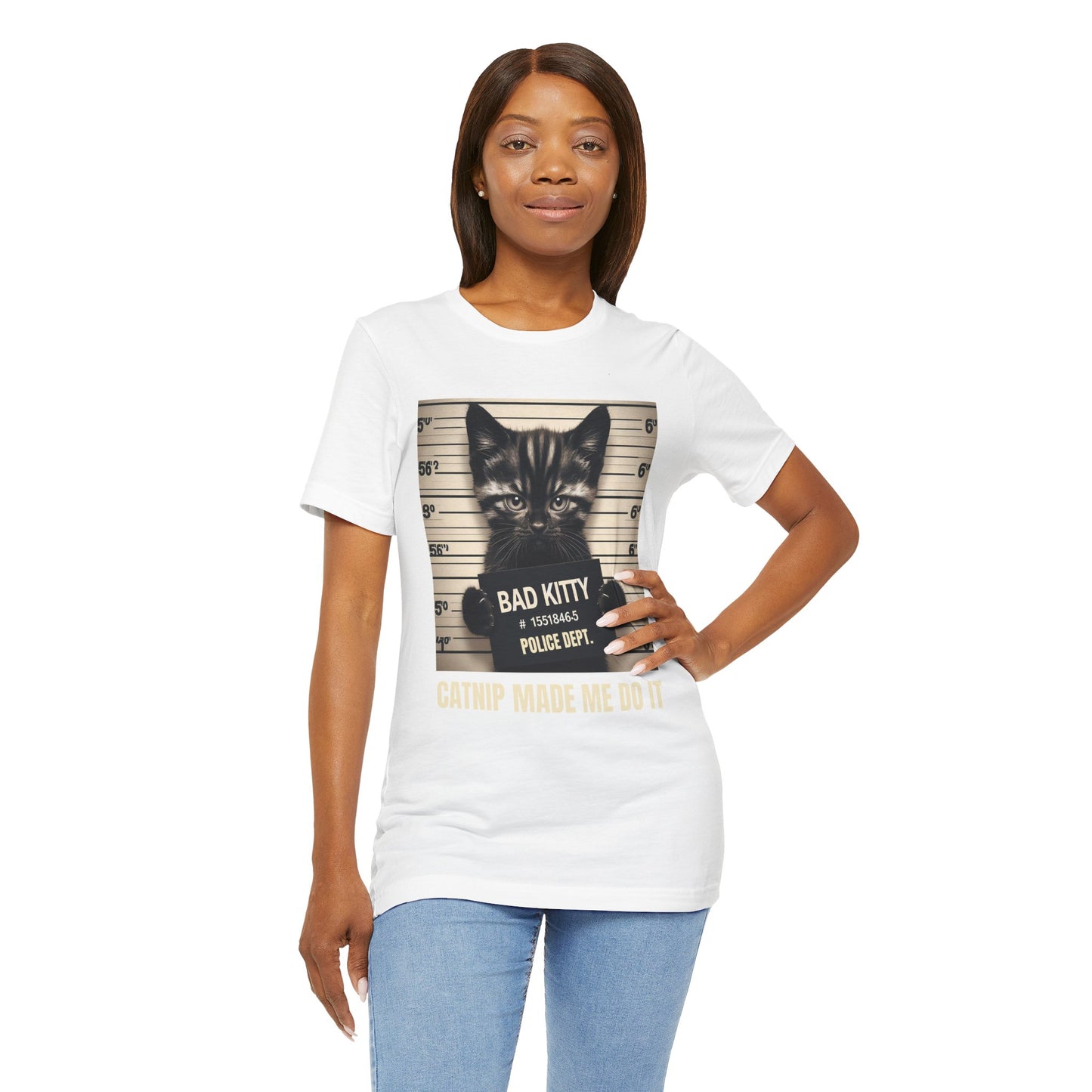 Catnip Made Me Do It Unisex Jersey Short Sleeve Tee