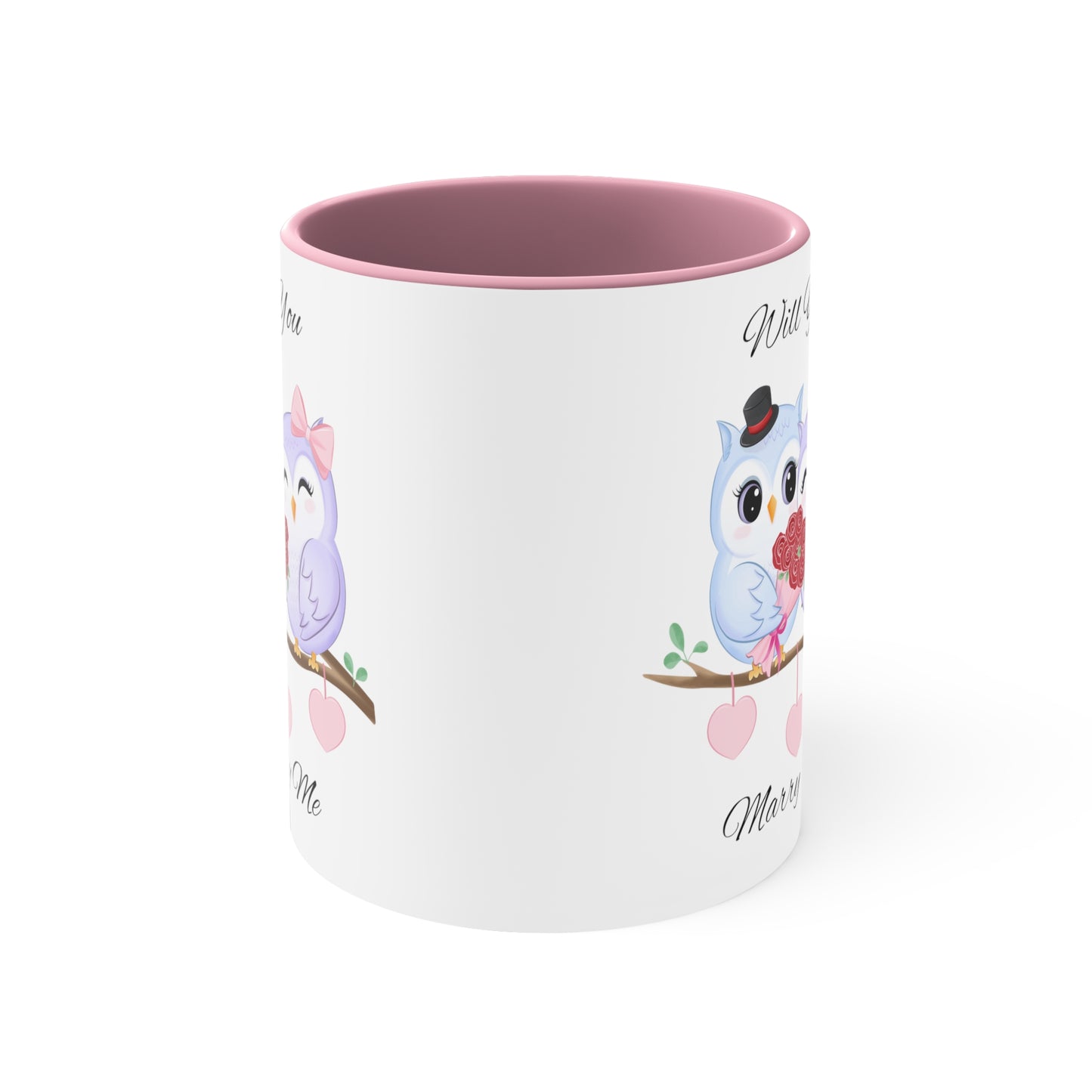 Owls Proposal Accent Coffee Mug, 11oz