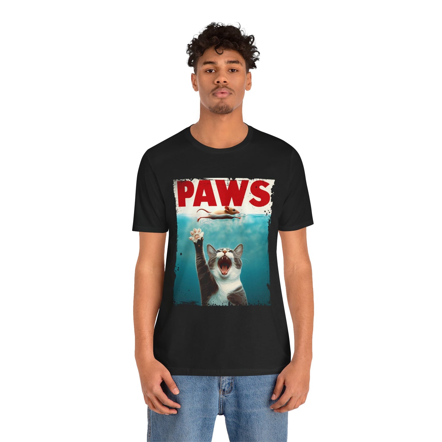 Paws Capture Beneath the Surface Unisex Jersey Short Sleeve Tee