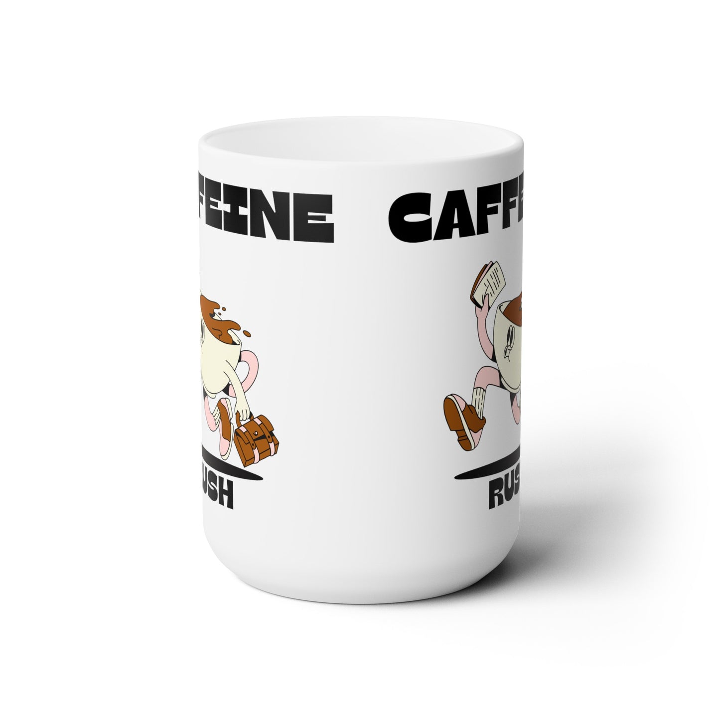 Caffeine Rush Ceramic Mug 15oz