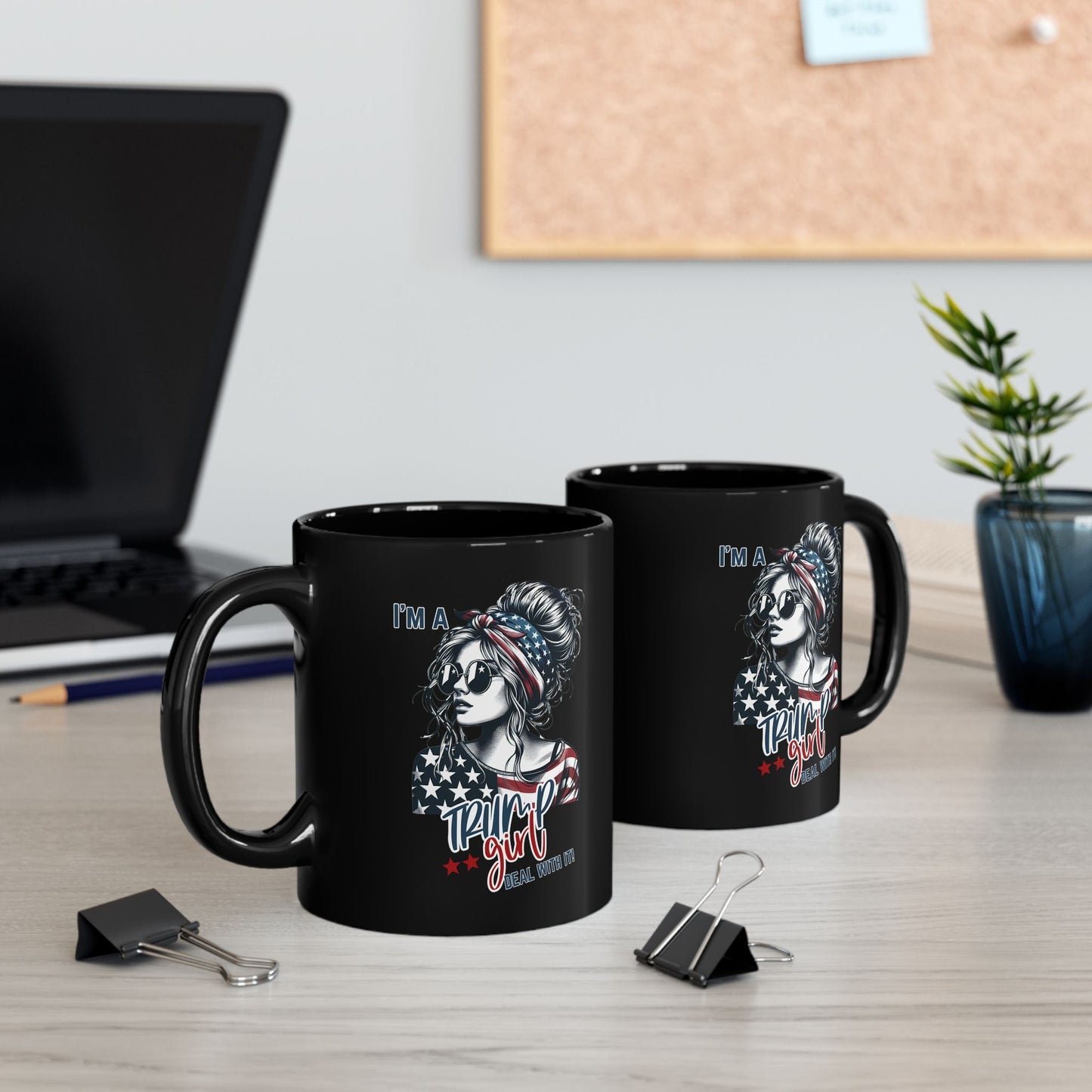 Trump Girl Black Mug (11oz, 15oz)