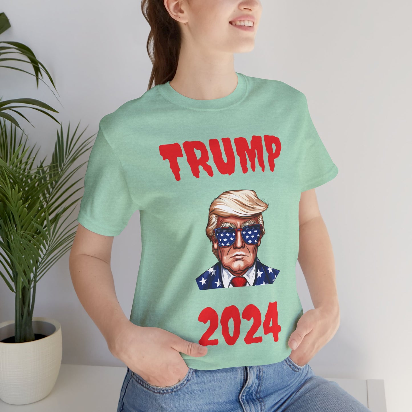 TRUMP 2024 Unisex Jersey Short Sleeve Tee