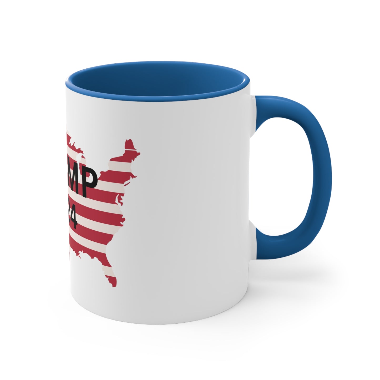 Trump 2024 Accent Coffee Mug, 11oz