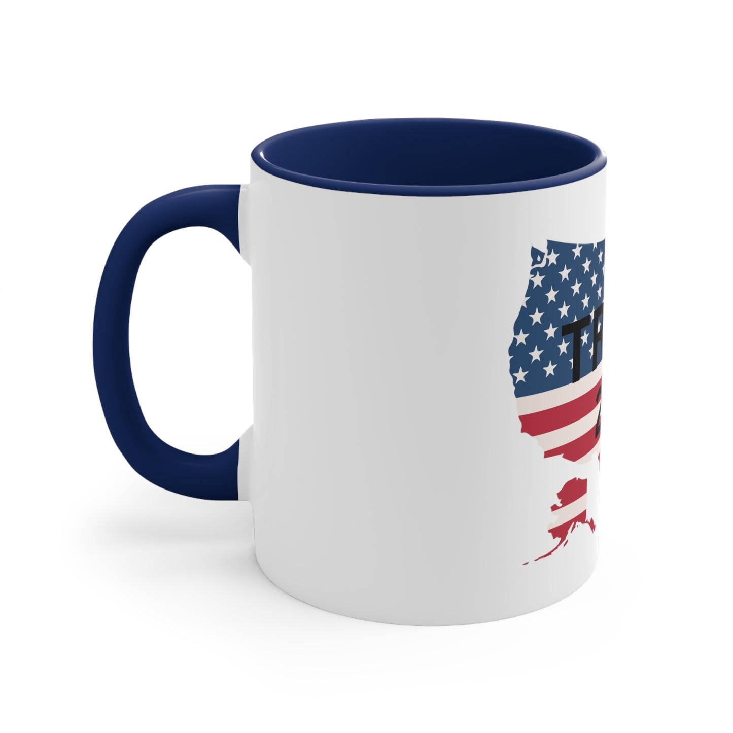 Trump 2024 Accent Coffee Mug, 11oz