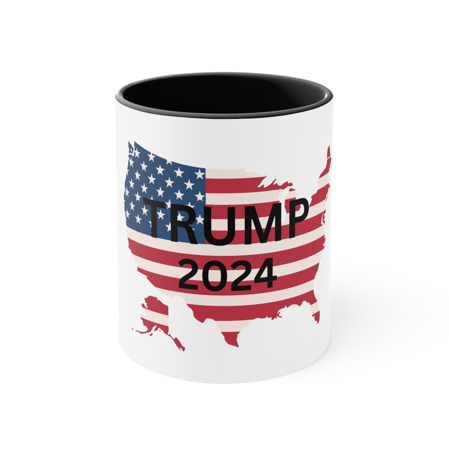 Trump 2024 Accent Coffee Mug, 11oz