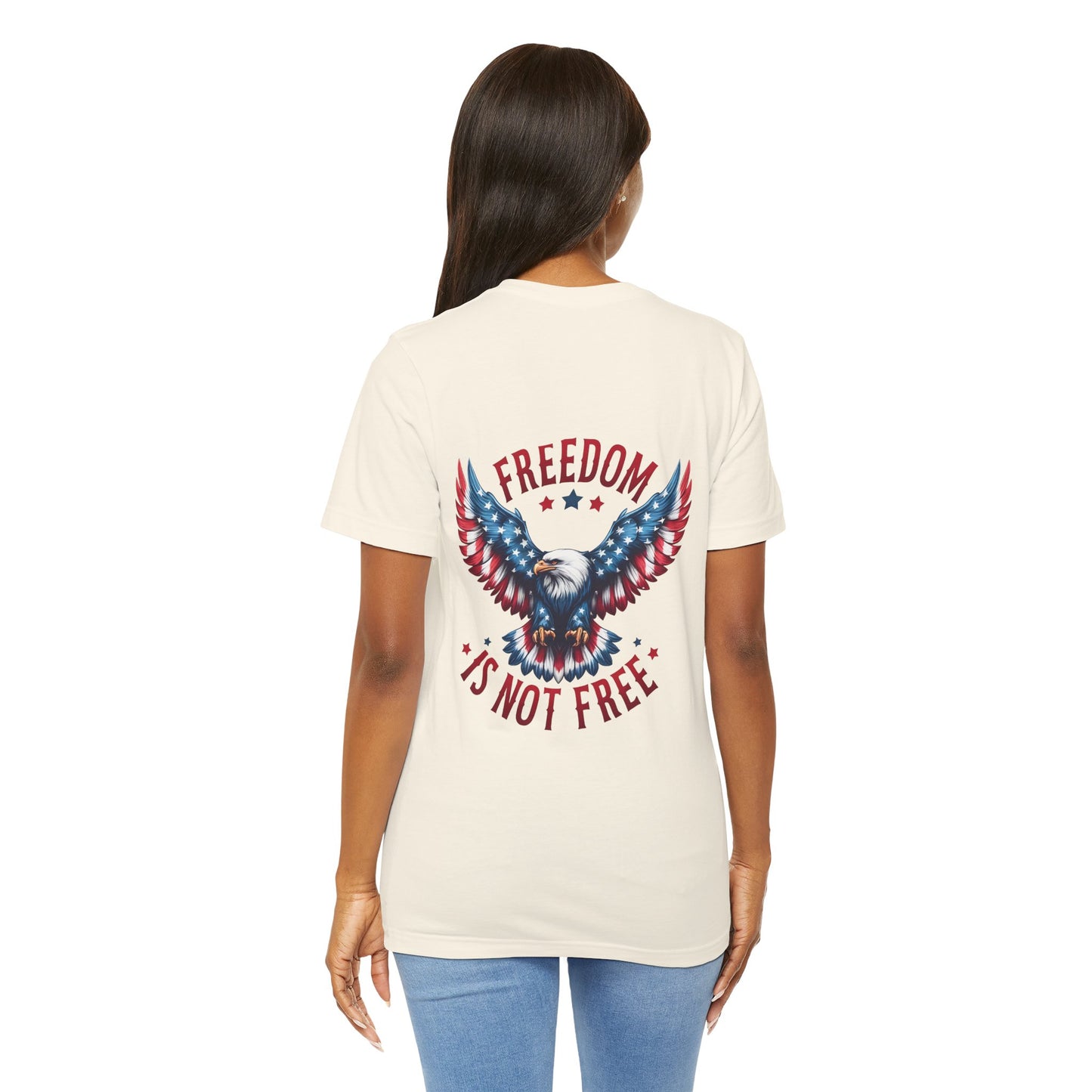 Freedom Is Not Free trump 2024 Unisex Jersey Short Sleeve Tee