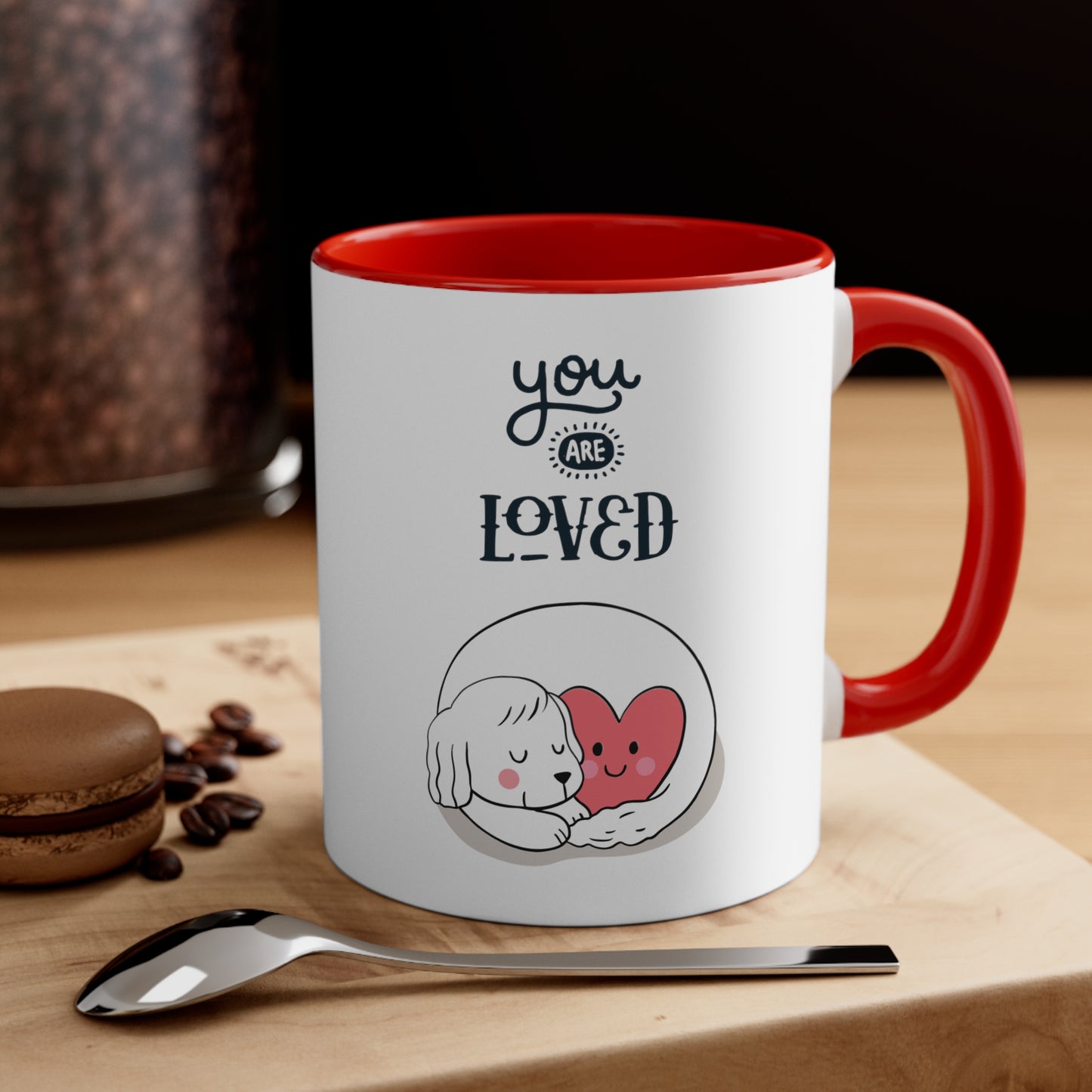 You are Loved Accent Coffee Mug, 11oz