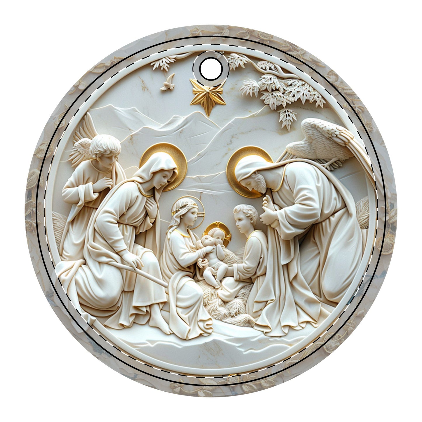 Beautiful Ceramic Ornaments (2-Side Print)