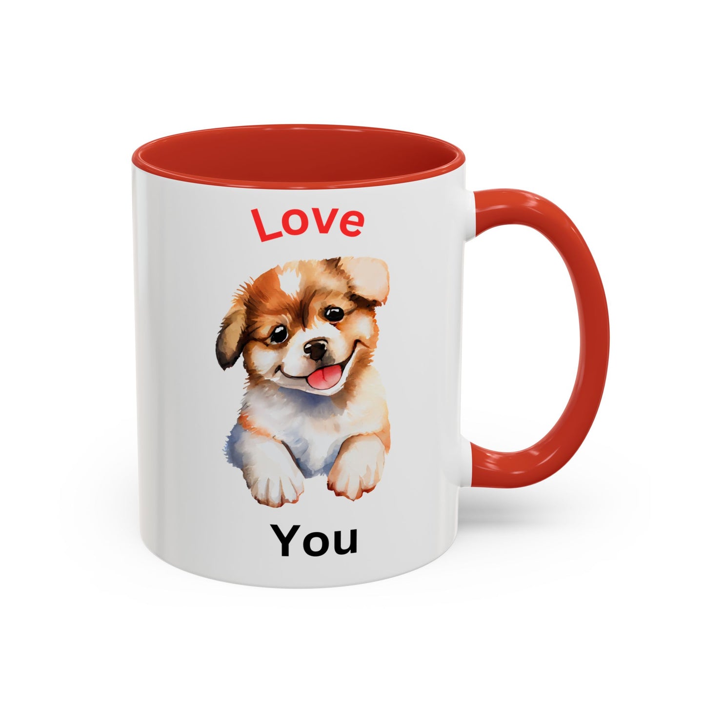 Love You Accent Coffee Mug, 11oz