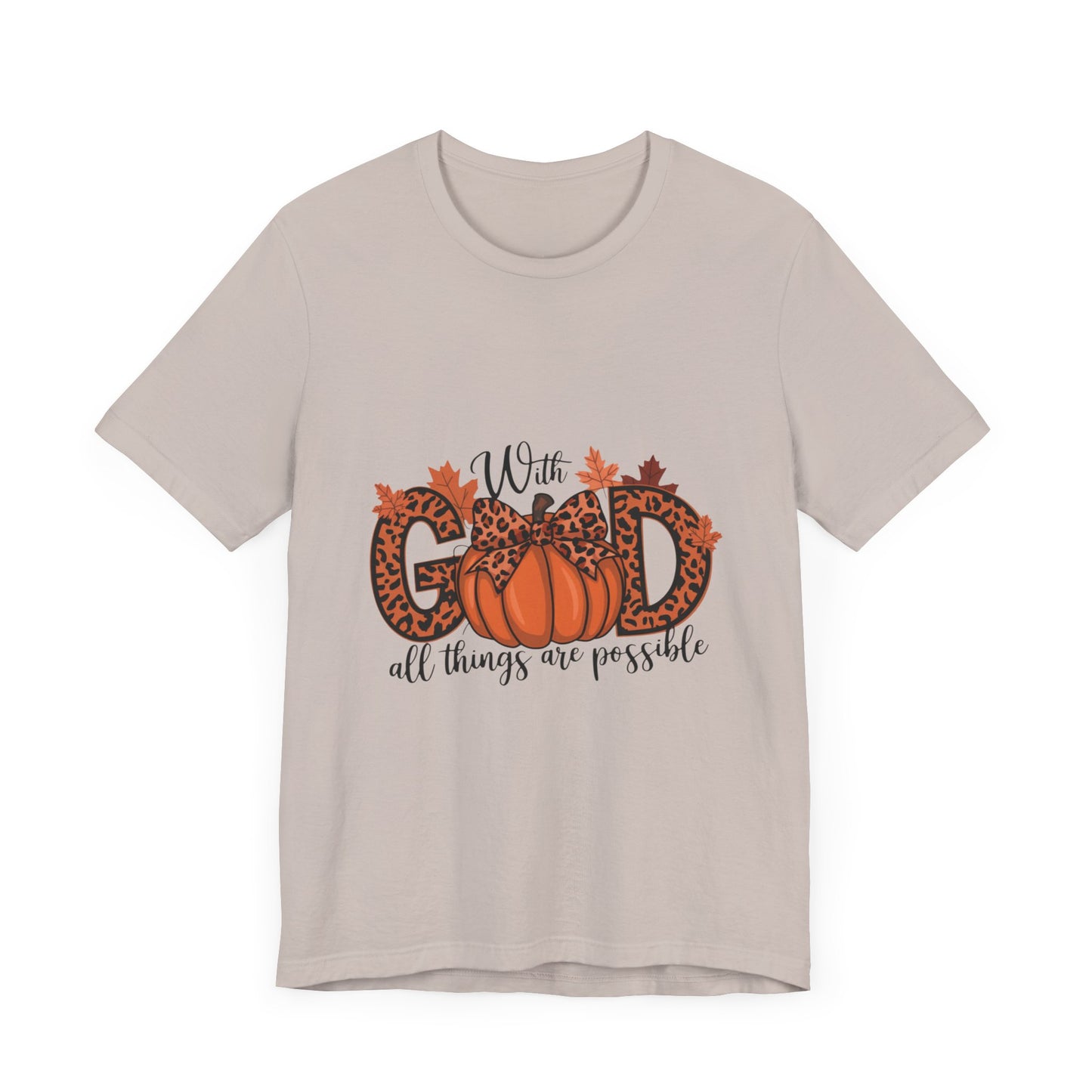 With God Unisex Jersey Short Sleeve Tee