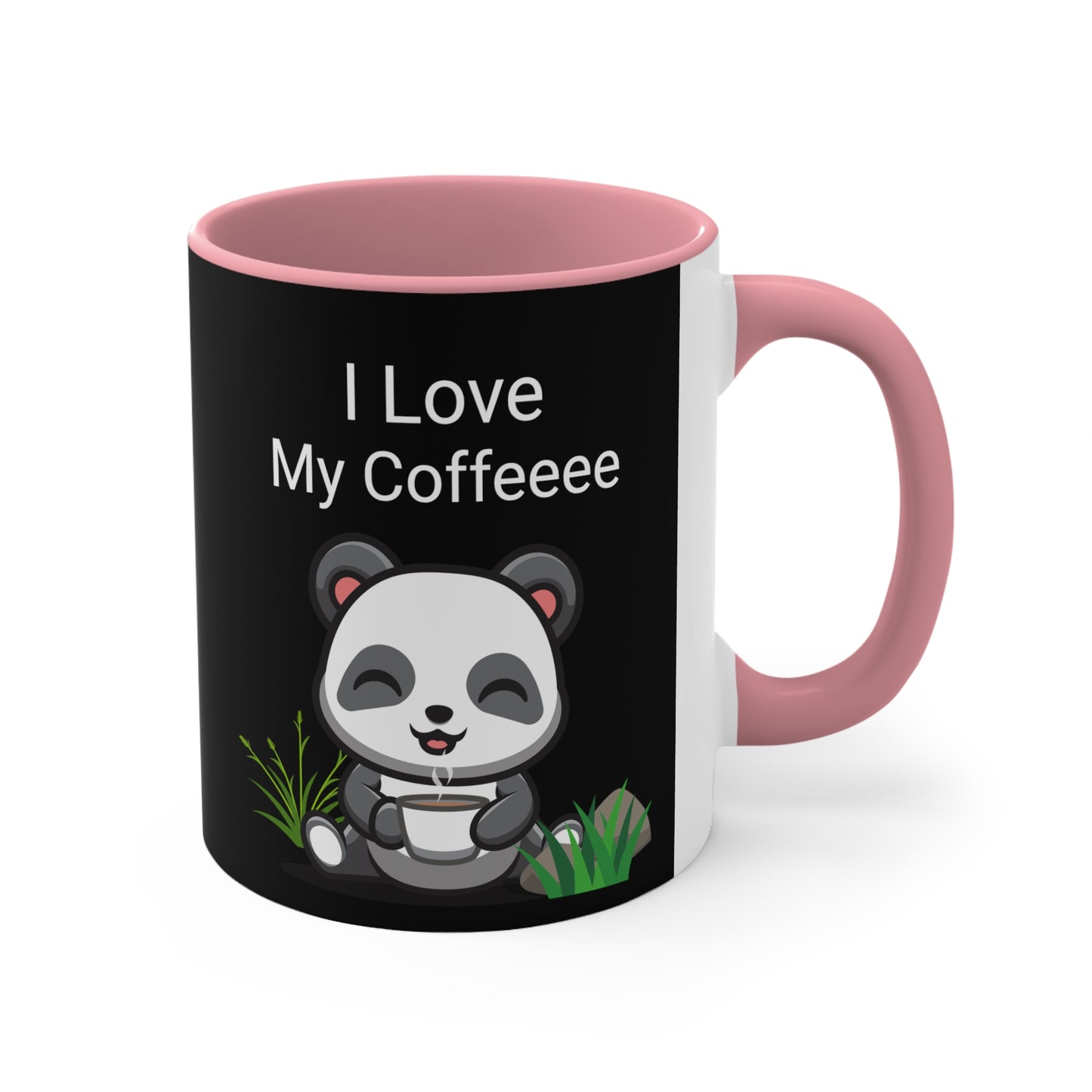 I love My Coffee Black Accent Coffee Mug, 11oz