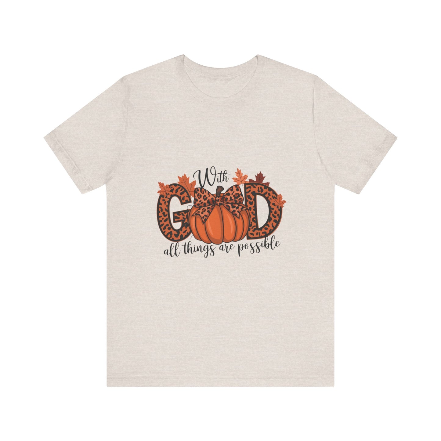 With God Unisex Jersey Short Sleeve Tee