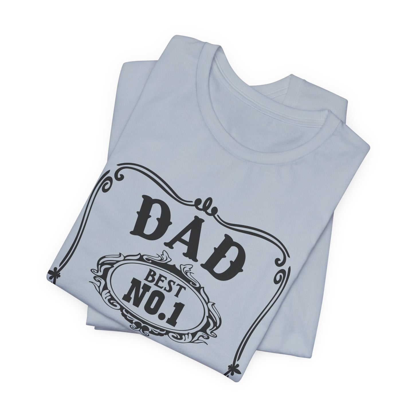 Best No.1 Dad The man, The Myth, The Legend Unisex Jersey Short Sleeve Tee