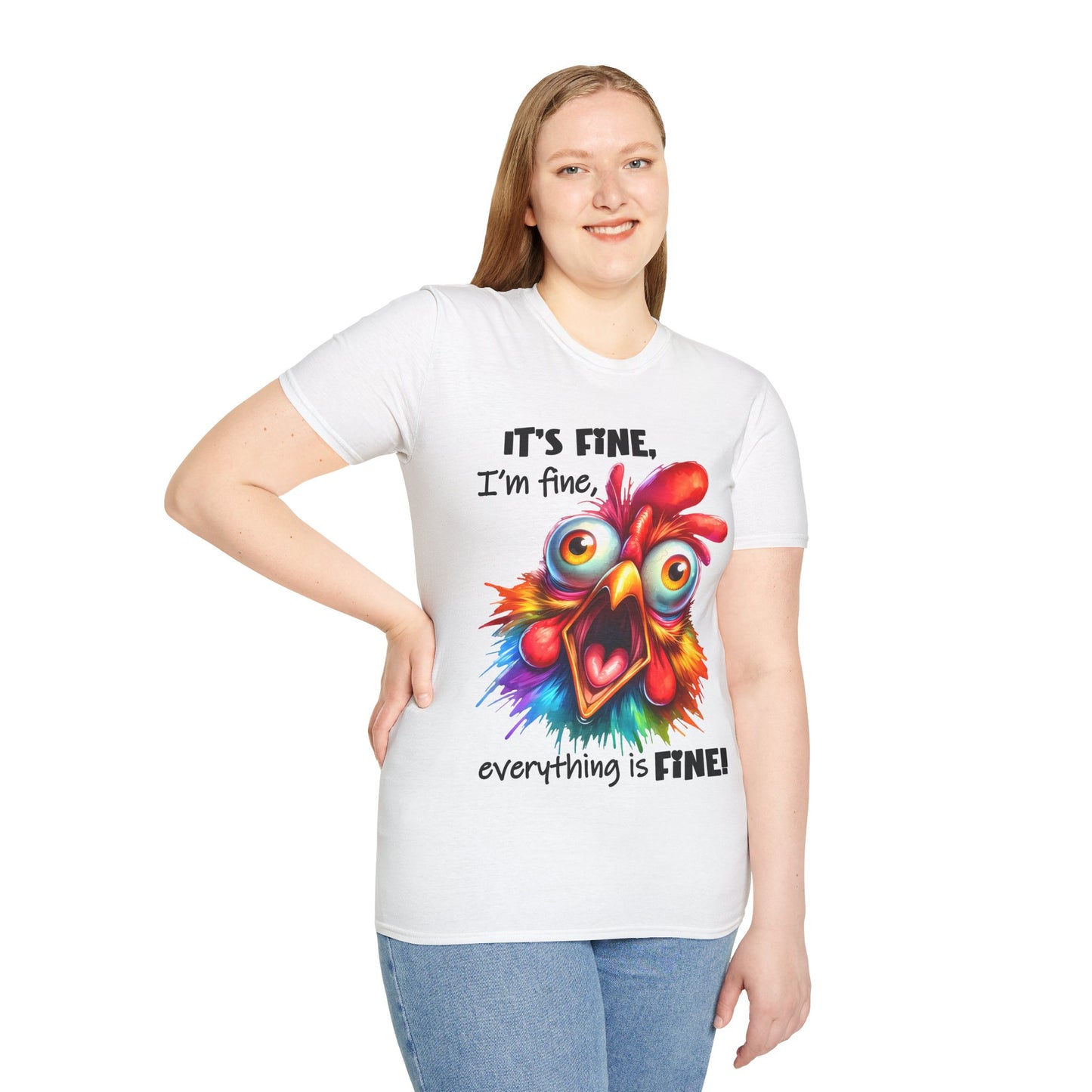 It's Fine, I'm Fine, Everything is Fine! Unisex Softstyle T-Shirt