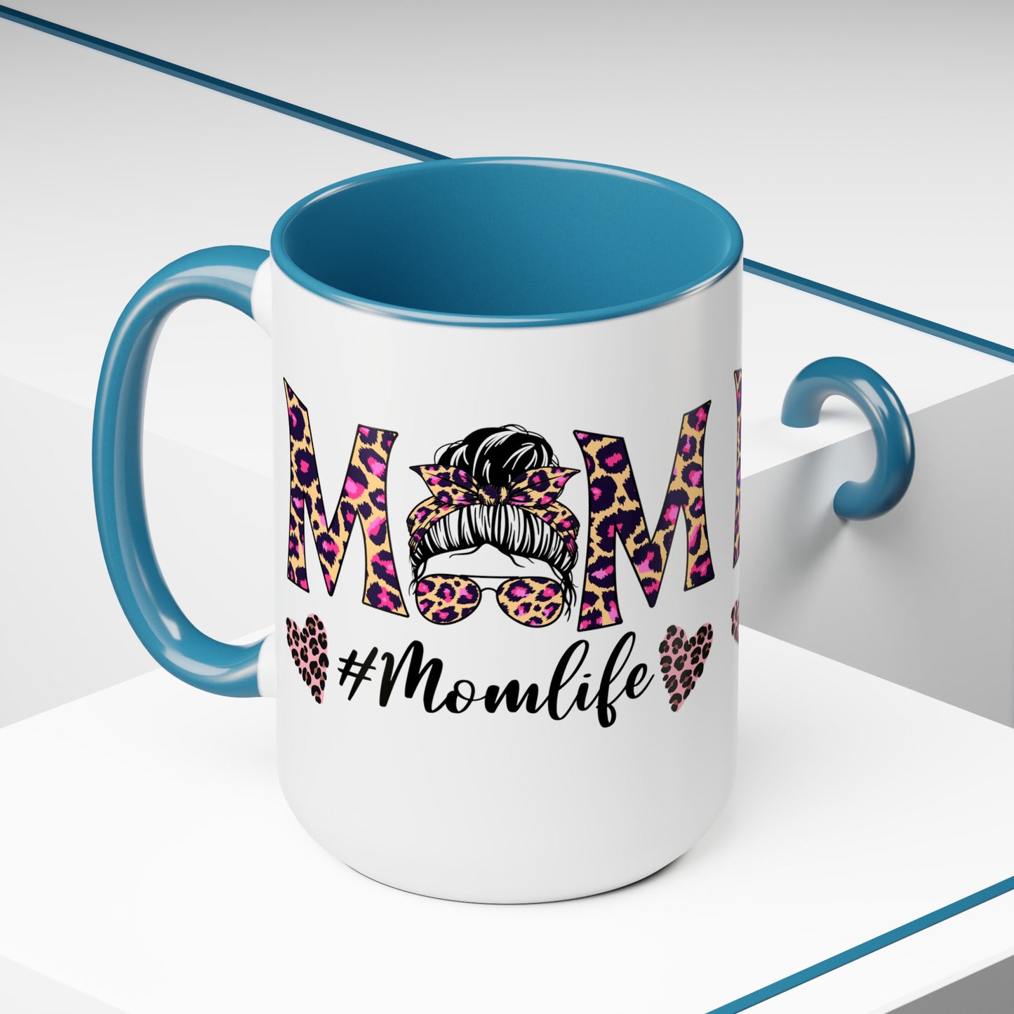 Mama Two-Tone Coffee Mugs, 15oz
