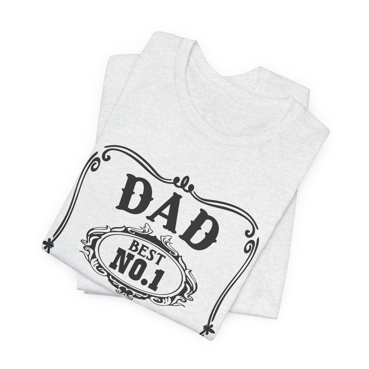 Best No.1 Dad The man, The Myth, The Legend Unisex Jersey Short Sleeve Tee