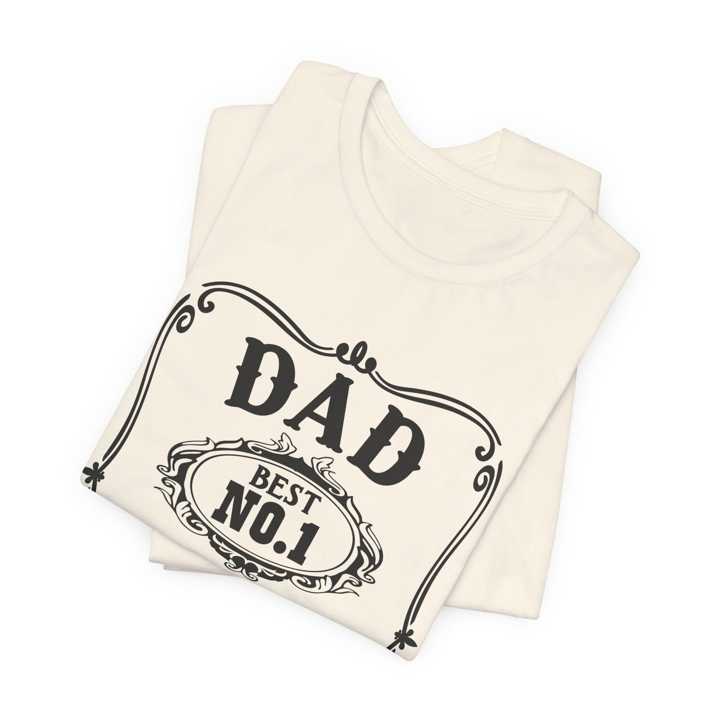 Best No.1 Dad The man, The Myth, The Legend Unisex Jersey Short Sleeve Tee