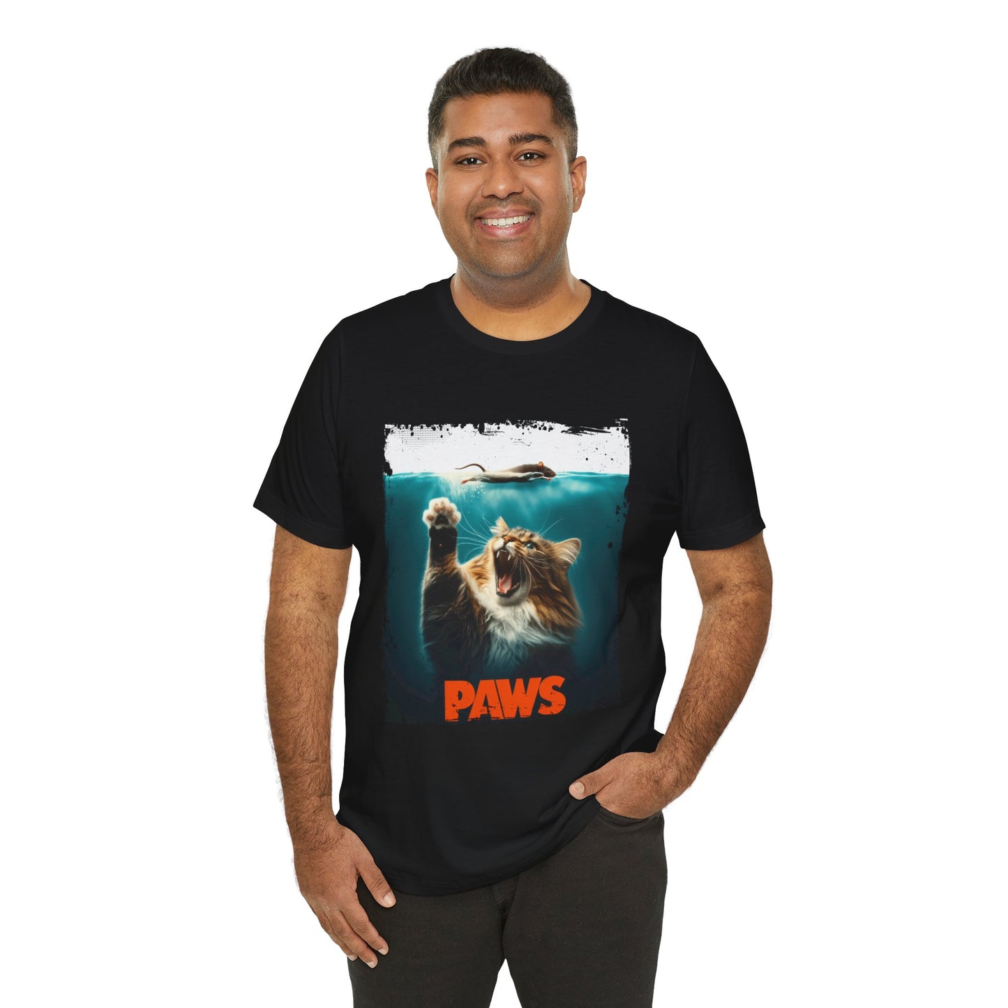 Paws 2 Attack of the Fluff Unisex Jersey Short Sleeve Tee
