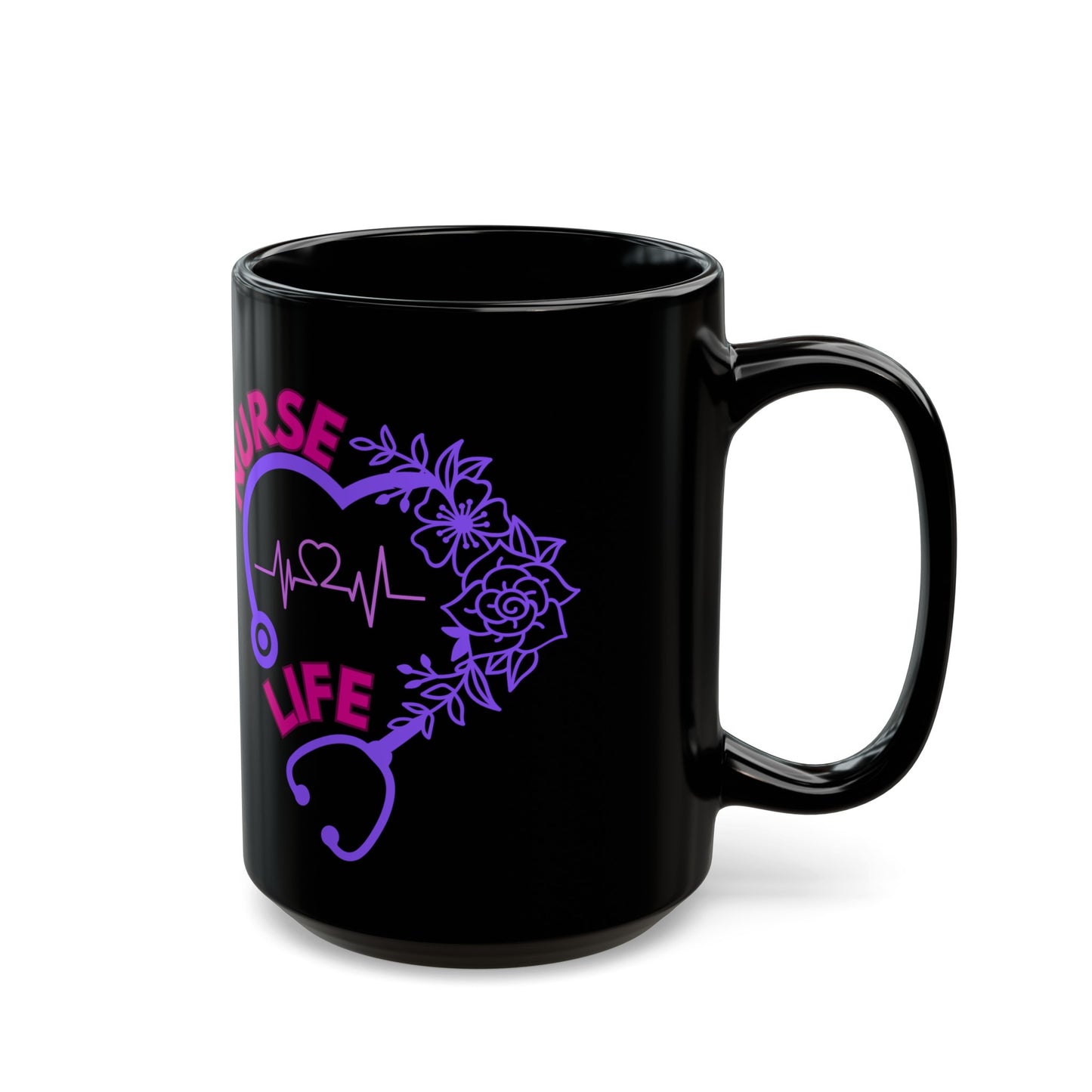 NURSE Black Mug (11oz, 15 oz)