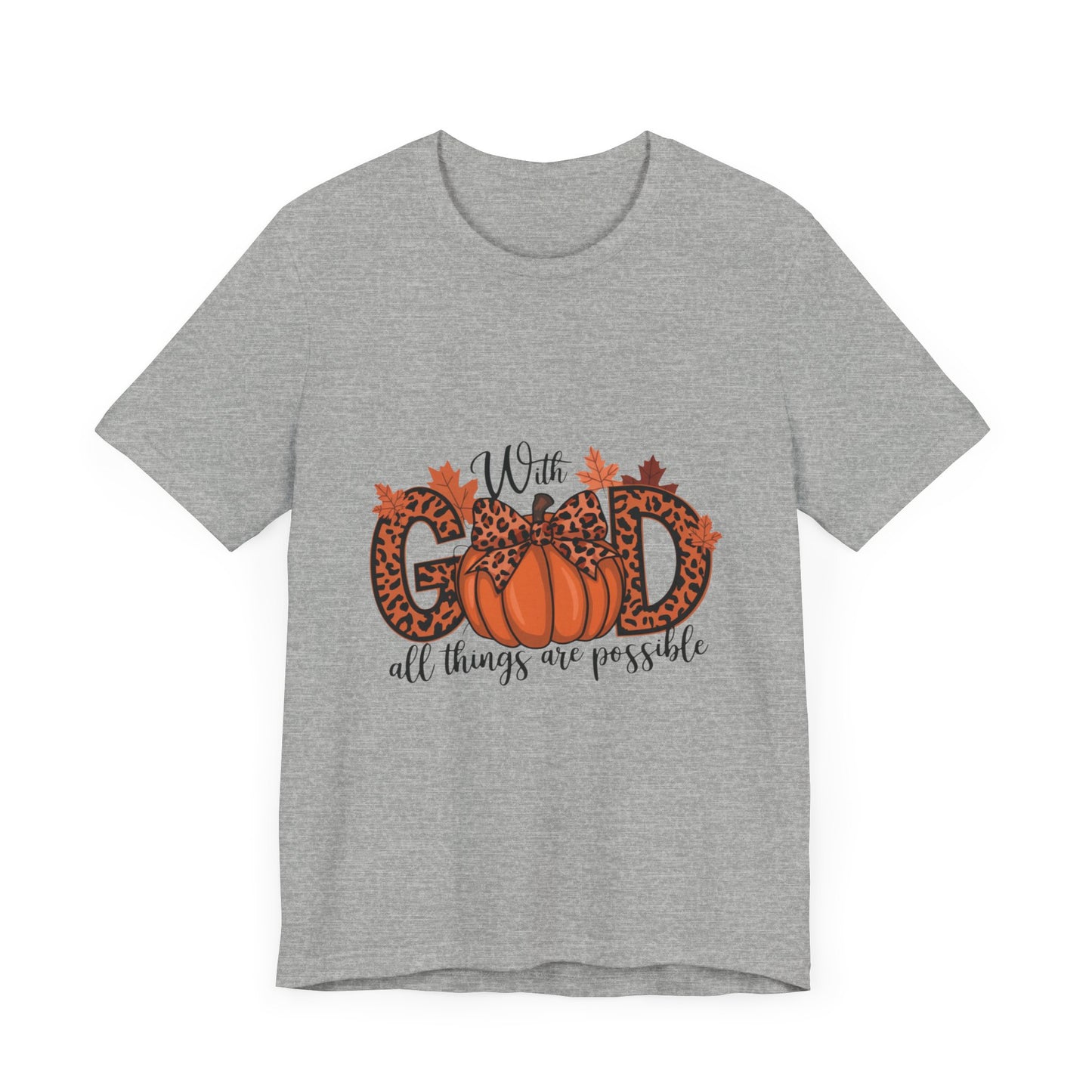 With God Unisex Jersey Short Sleeve Tee