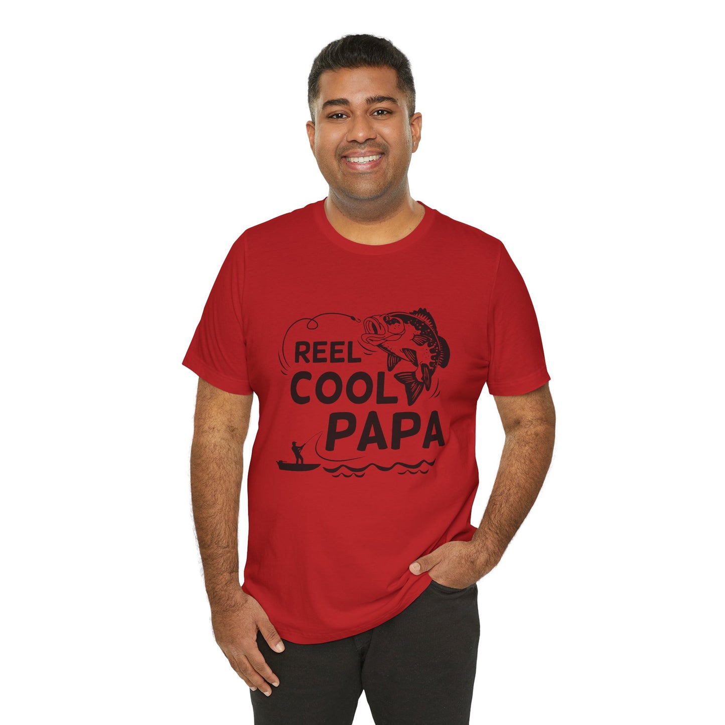 Reel Cool Papa Unisex Jersey Short Sleeve Tee