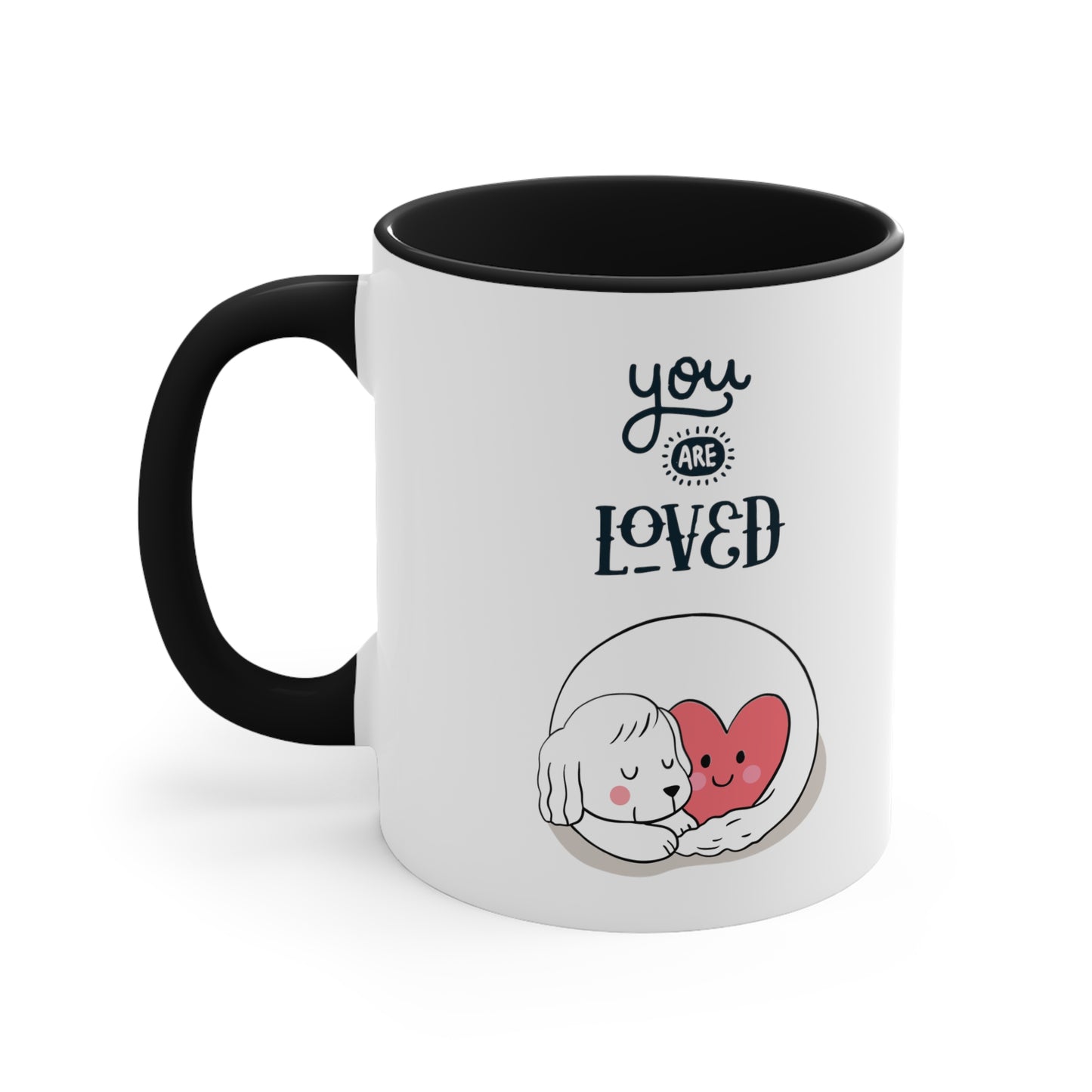 You are Loved Accent Coffee Mug, 11oz