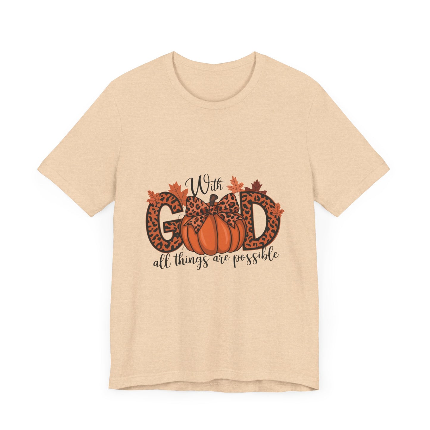With God Unisex Jersey Short Sleeve Tee
